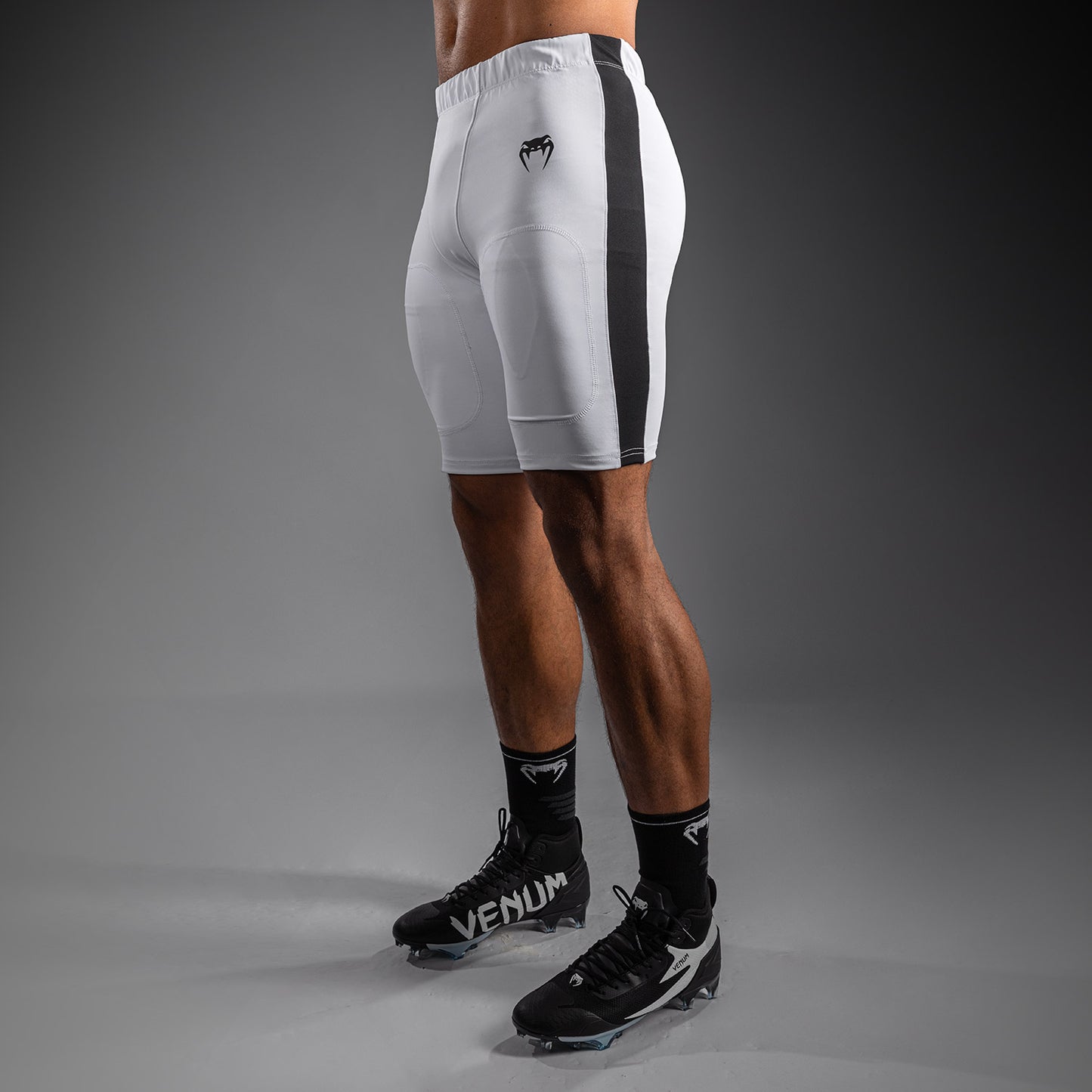 Venum Elite Football Pantaloncini a Compressione - Bianco