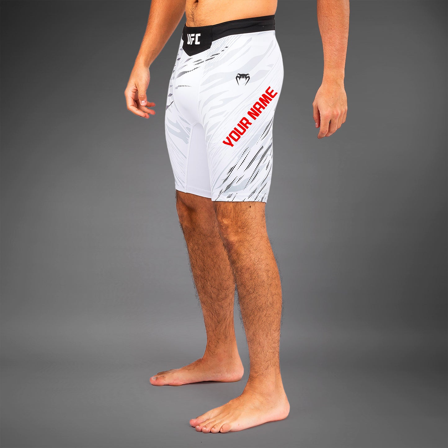 UFC Fusion by Venum Personalizzati Authentic Fight Night Vale Tudo Shorts per Uomo - Bianco