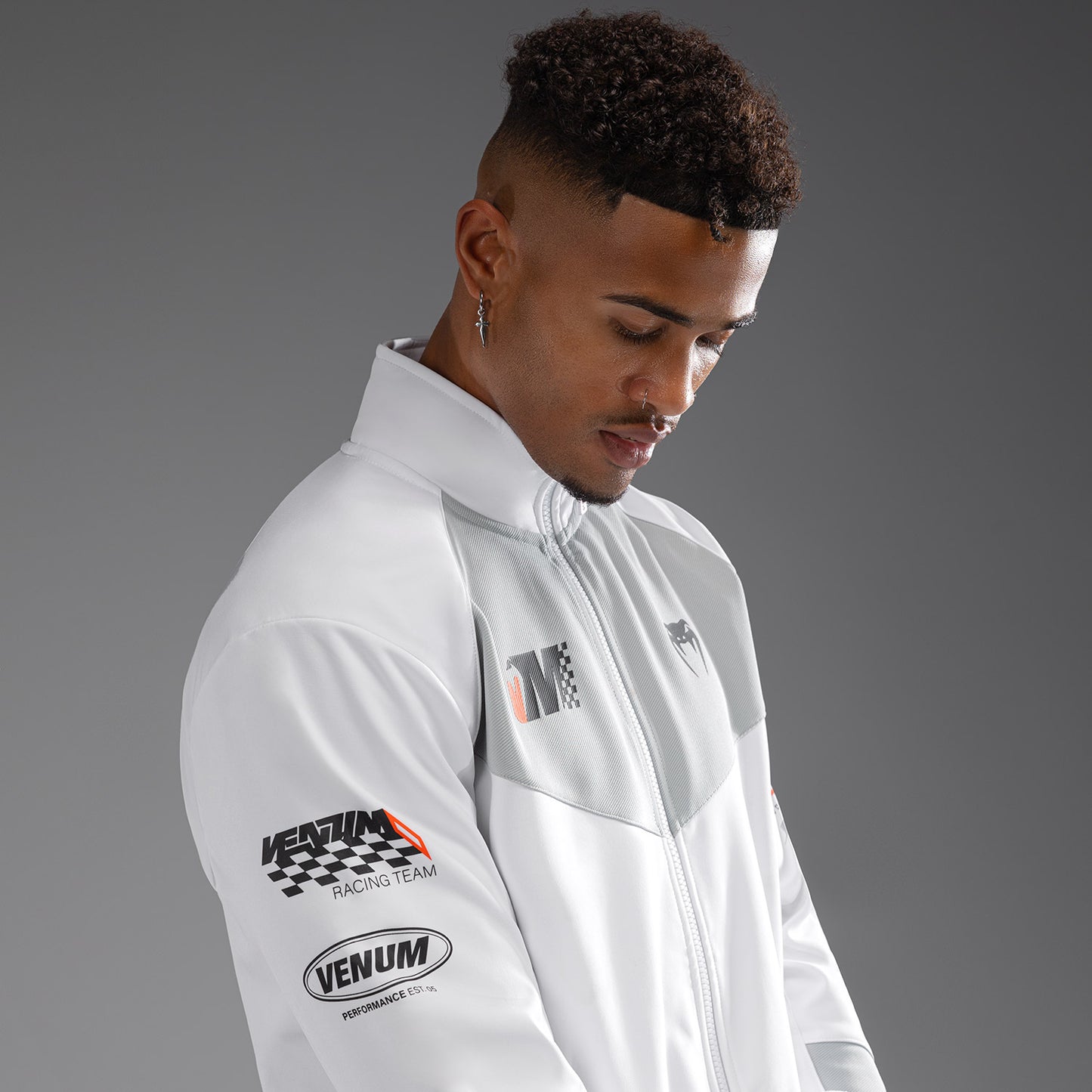 Venum Motorsport Giacca Softshell - Bianco Neve