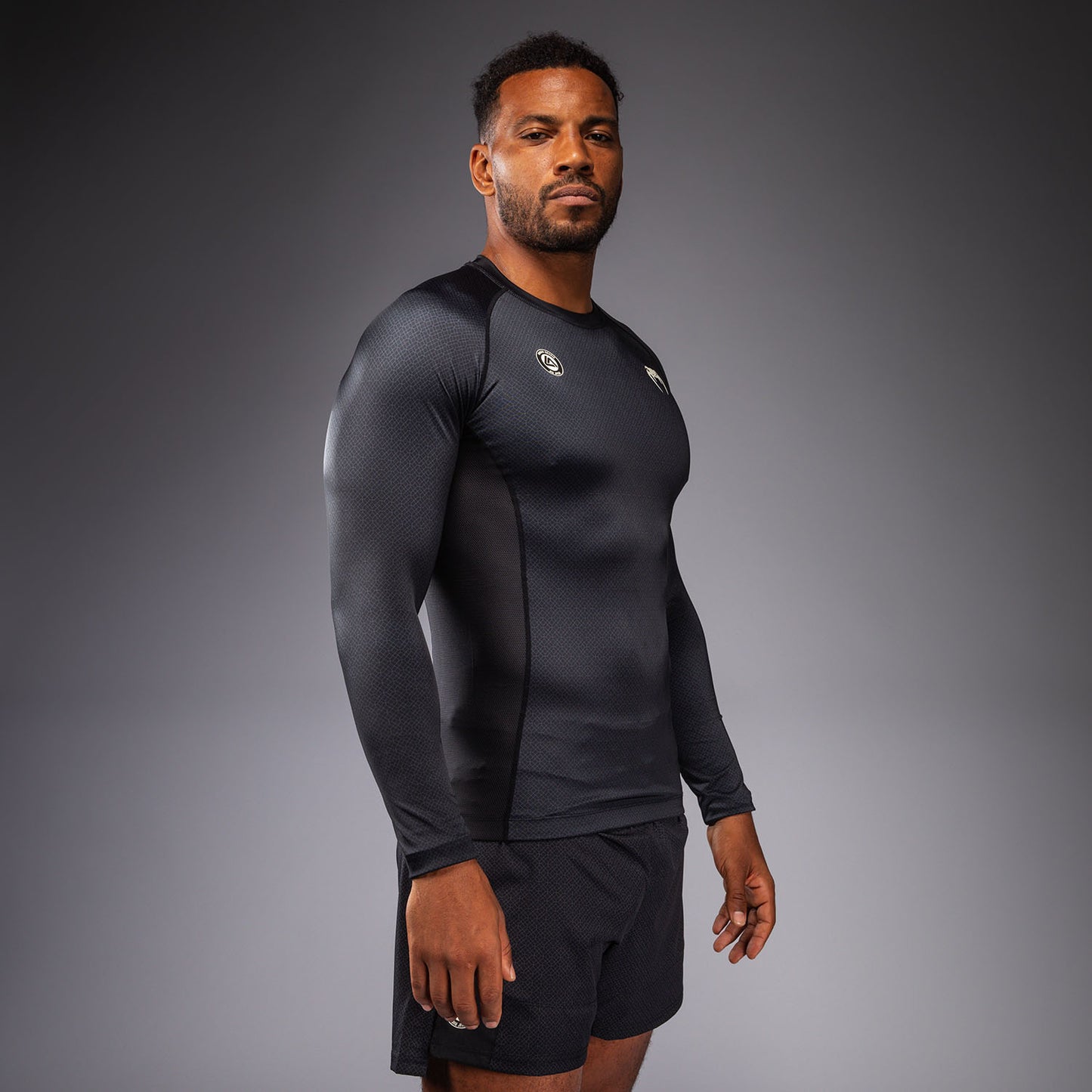 Venum x Roger Gracie Academy Rashguard a Maniche Lunghe - Nero