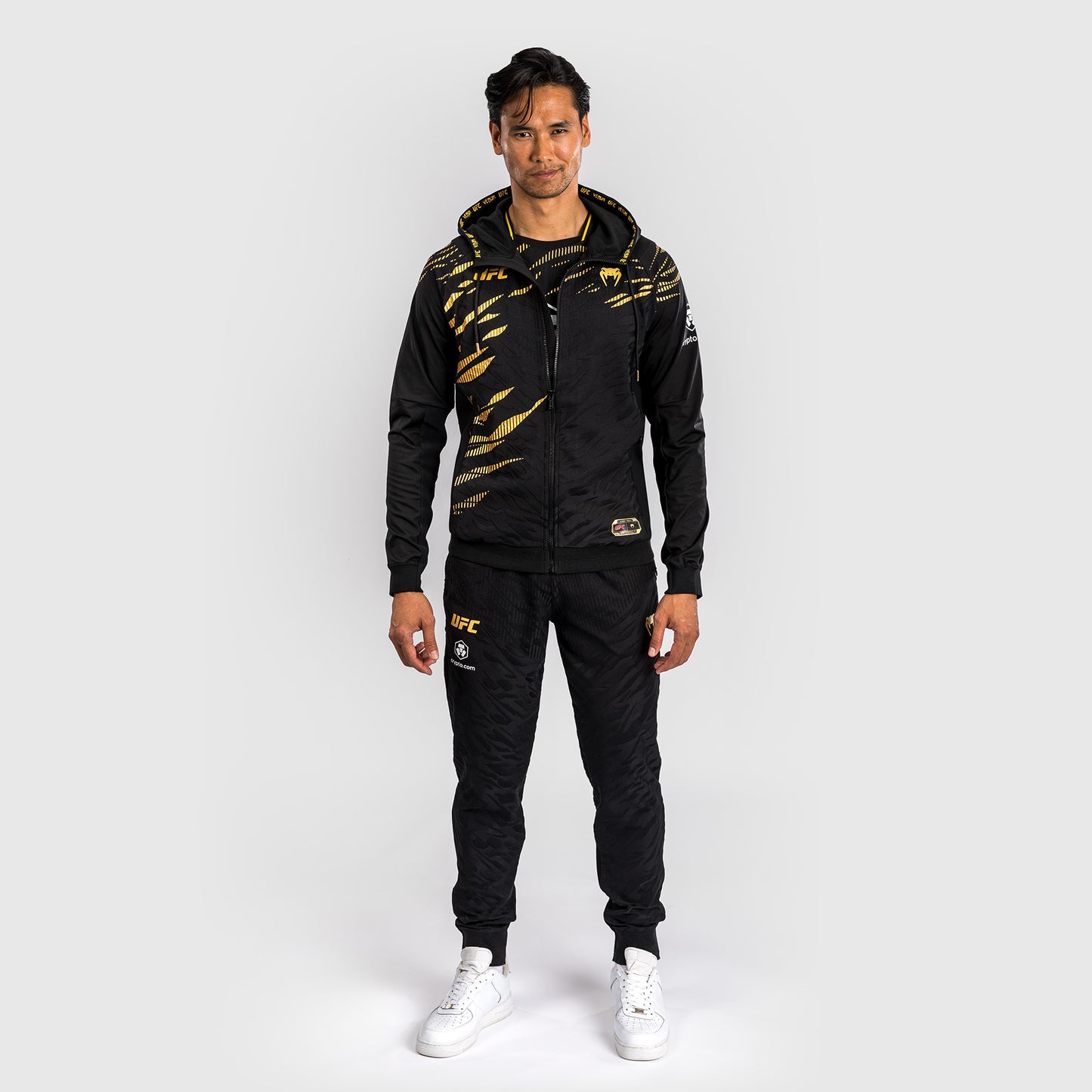 UFC Fusion by Venum Personalizzati Authentic Fight Night Felpa con Cappuccio per Uomo - Campione