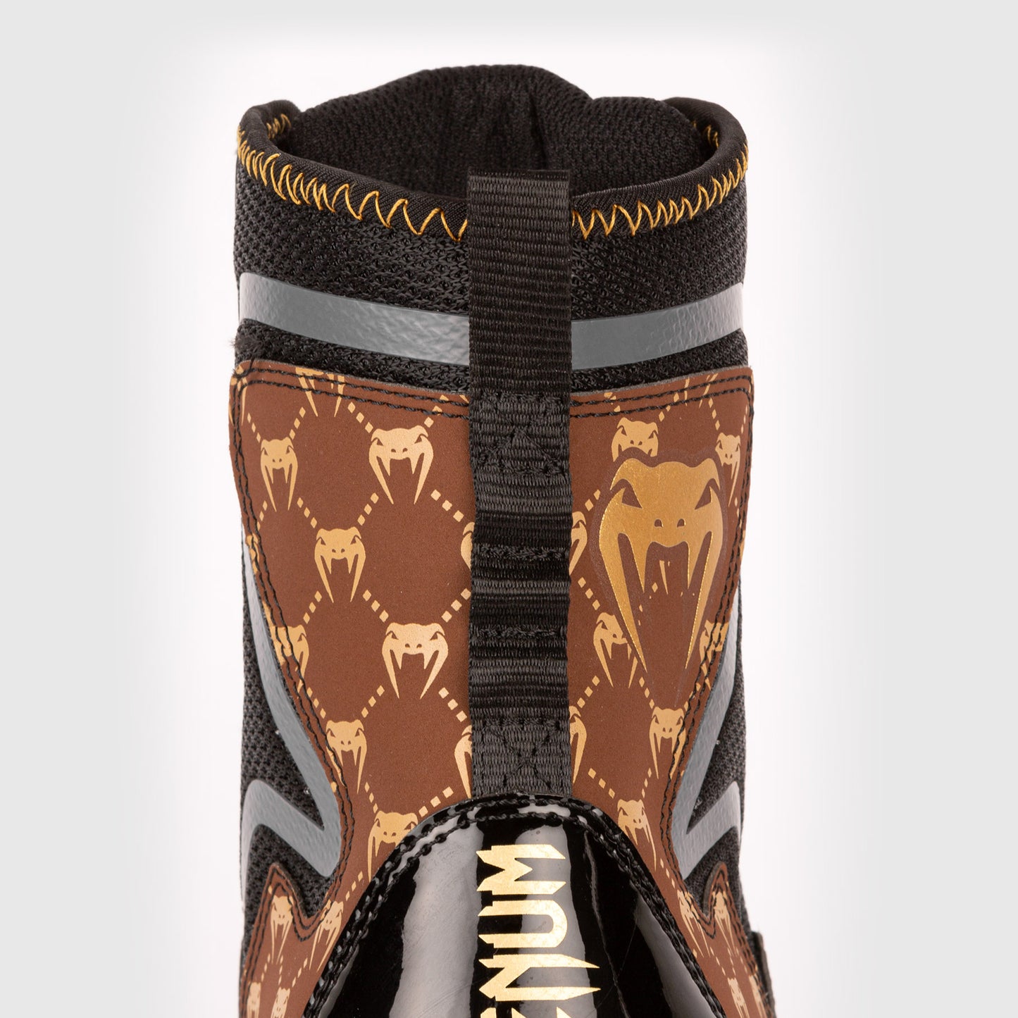 Scarpe da boxe Venum Elite Evo Monogram - Nero/Marrone