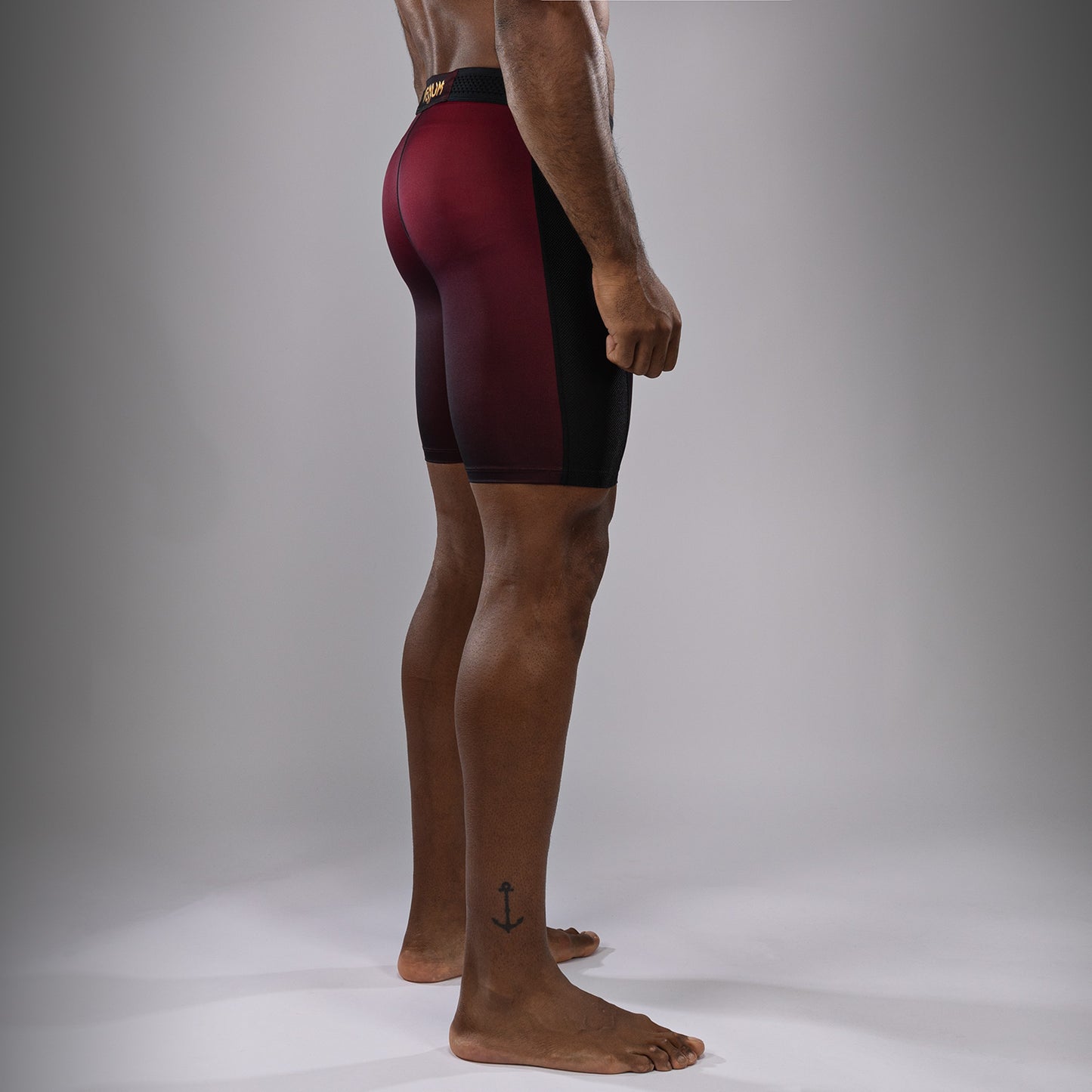 Venum Tactical XT  Pantaloncini a compressione - Nero/Bordeaux/Oro