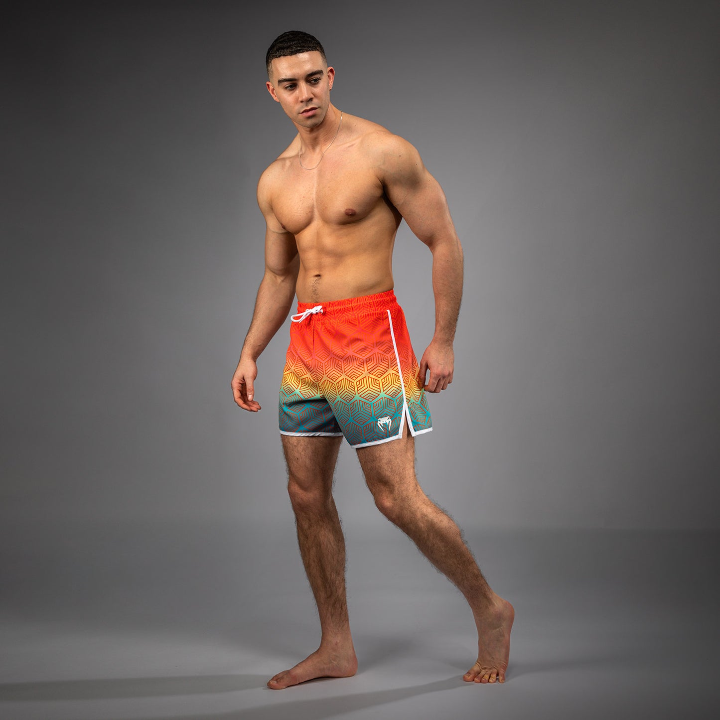 Venum Octane Board Shorts - Sunset Orange/Celeste