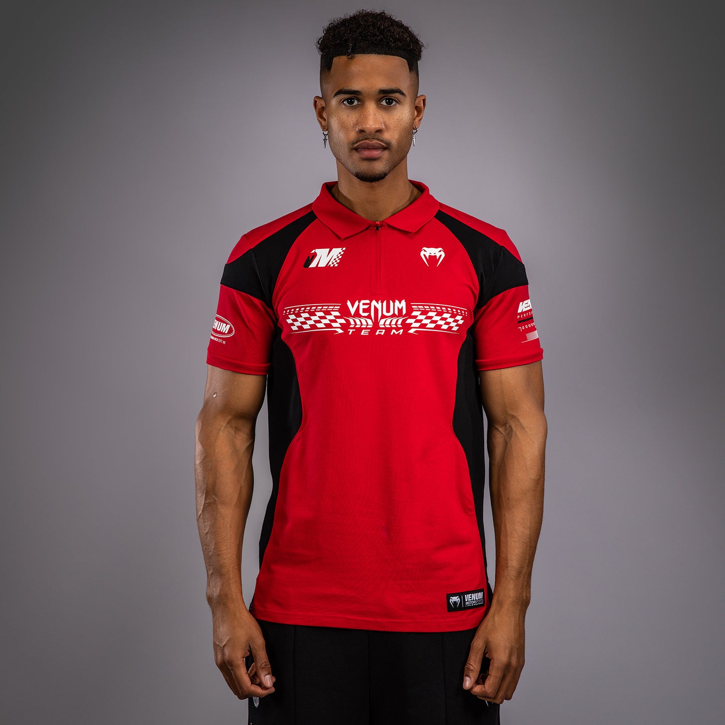 Venum Motorsport Polo in Cotone - Rosso Racer
