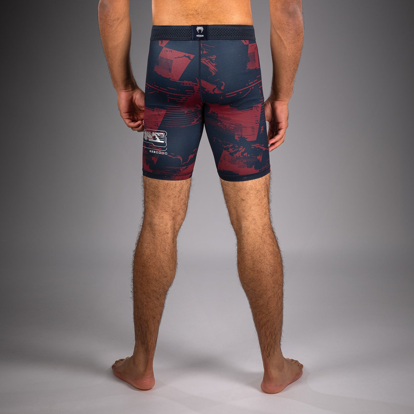 UFC Zenith by Venum Authentic Fight Week Pantaloncini Vale Tudo Performance Uomo - Blu navy/Bordeaux/Argento
