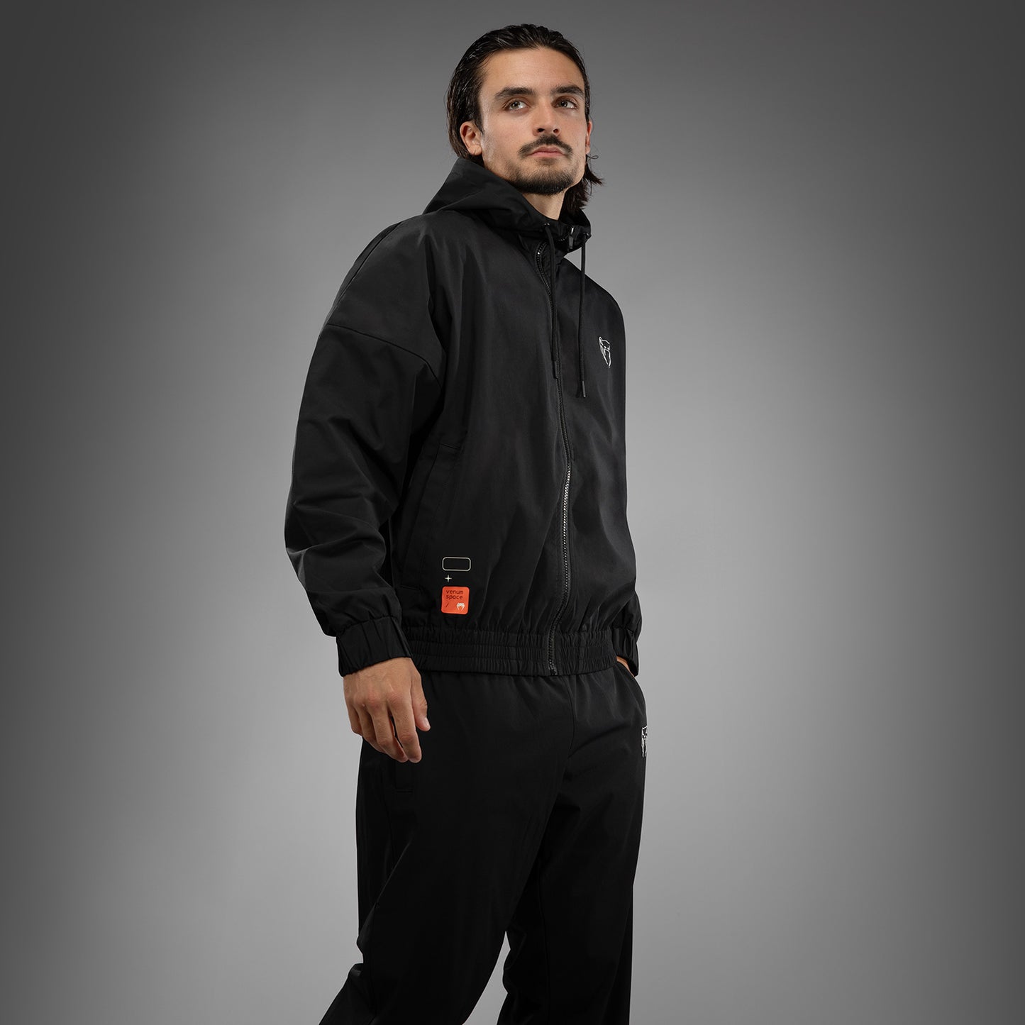 Venum Eclipse Giacca da Track – Nero/Avorio
