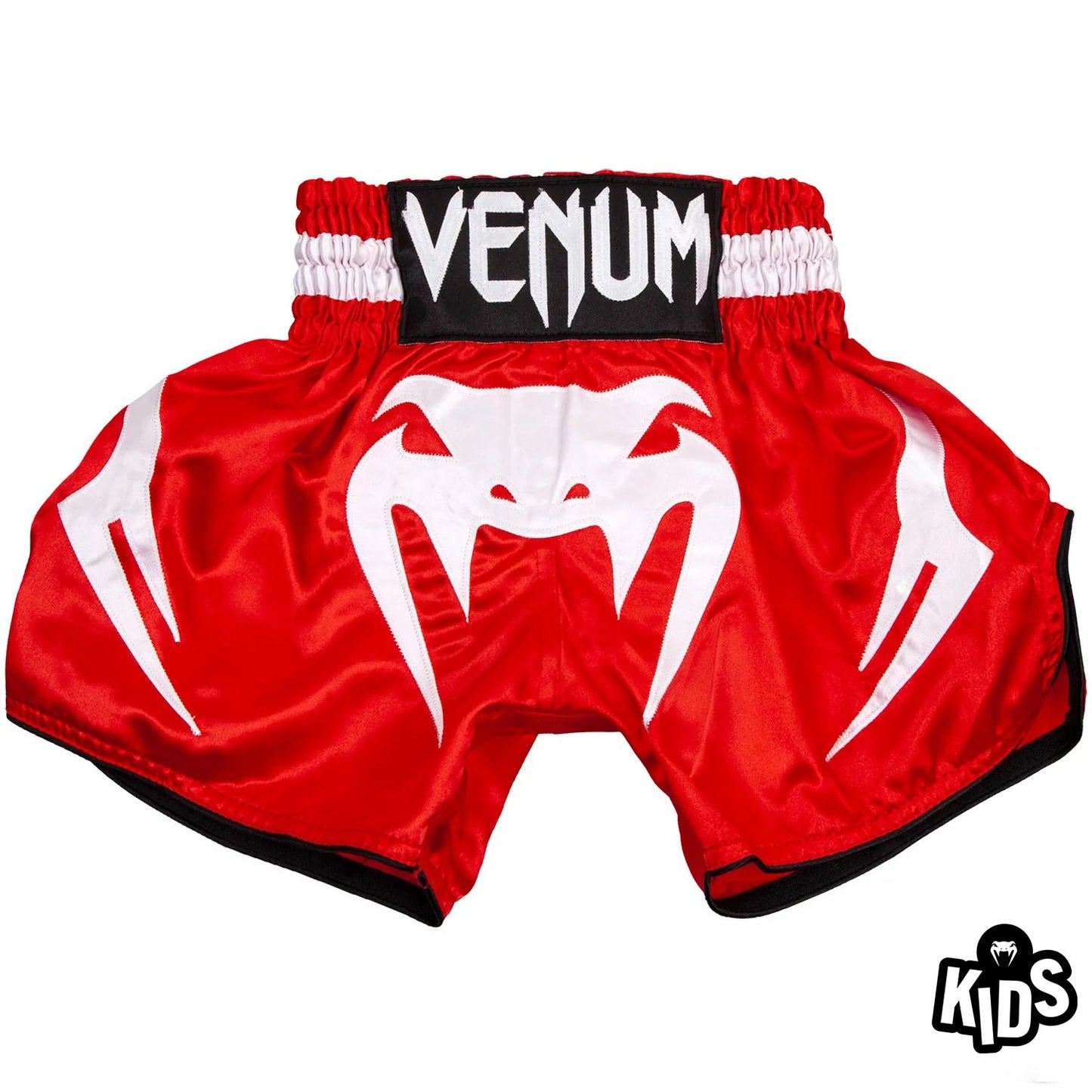Pantaloncini Venum da Muay Thai Bambino - Rosso/Bianco