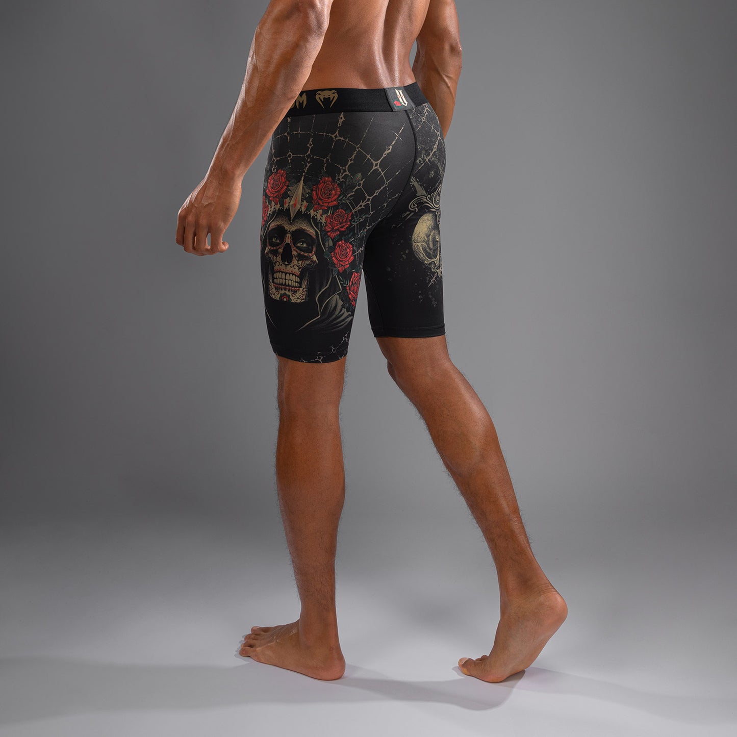 Venum Santa Muerte 5.0 Pantaloncini a compressione - Nero Profondo/Oro