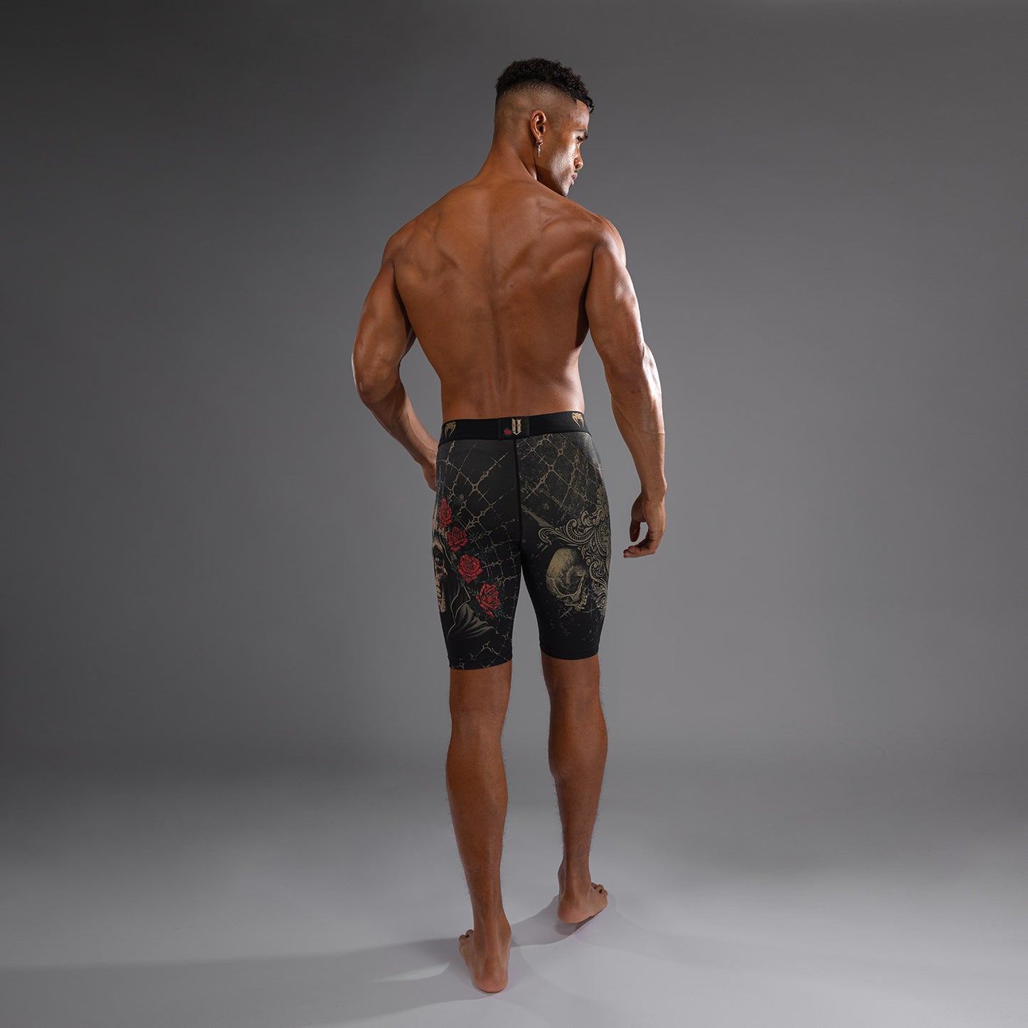 Venum Santa Muerte 5.0 Pantaloncini a compressione - Nero Profondo/Oro