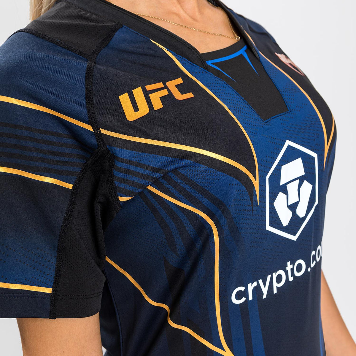 Maglia da donna UFC Venum Authentic Fight Night 2.0 Walkout - Midnight Edition - Champion