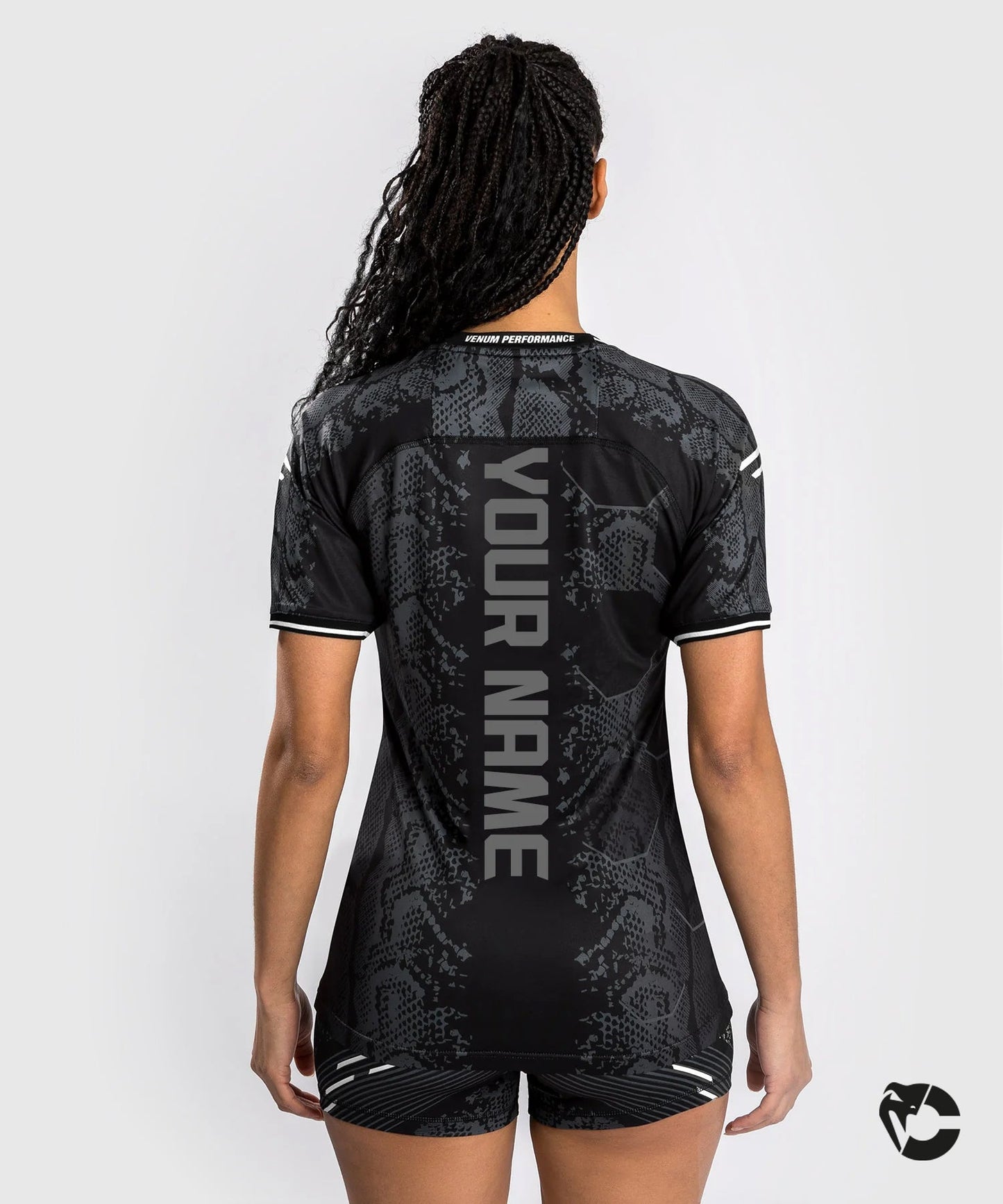 UFC Adrenaline by Venum Authentic Fight Night Maglia Dry Tech Personalizzata da Donna - Nero