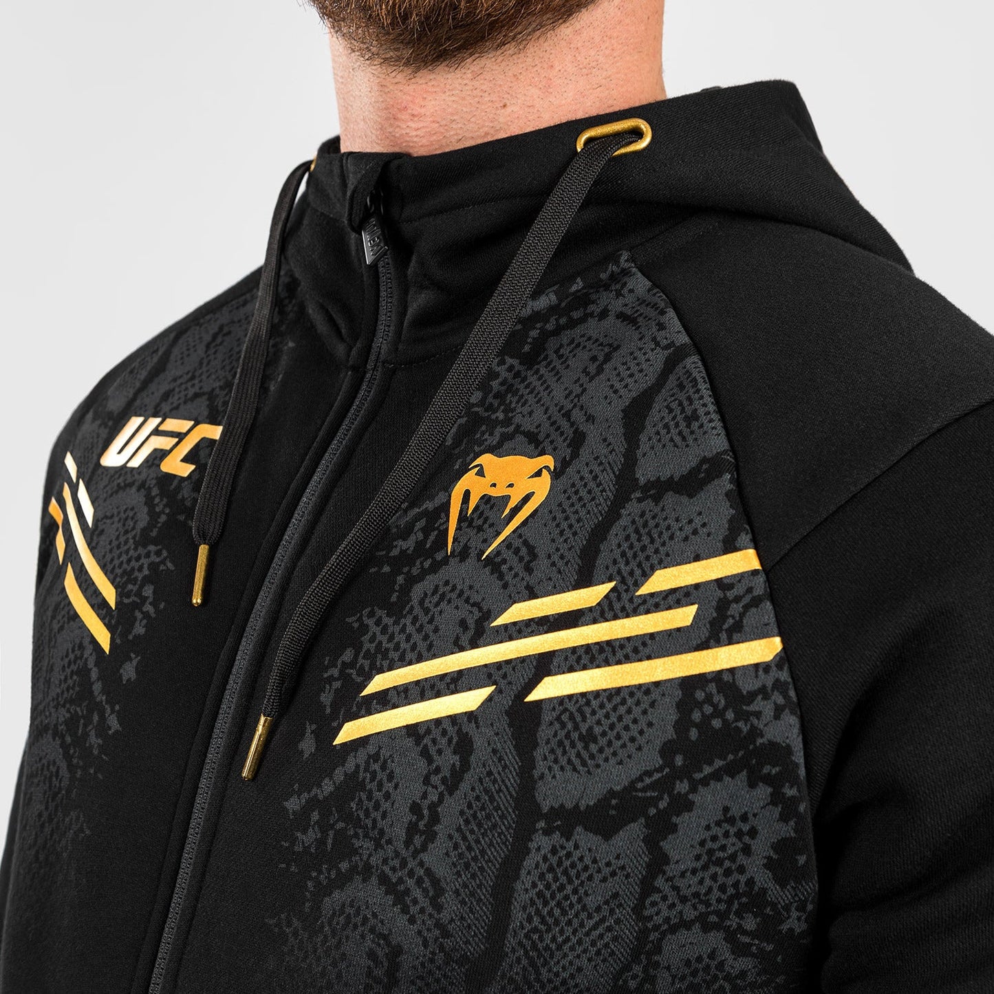 UFC Adrenaline by Venum Replica Felpa con Zip Uomo – Champion