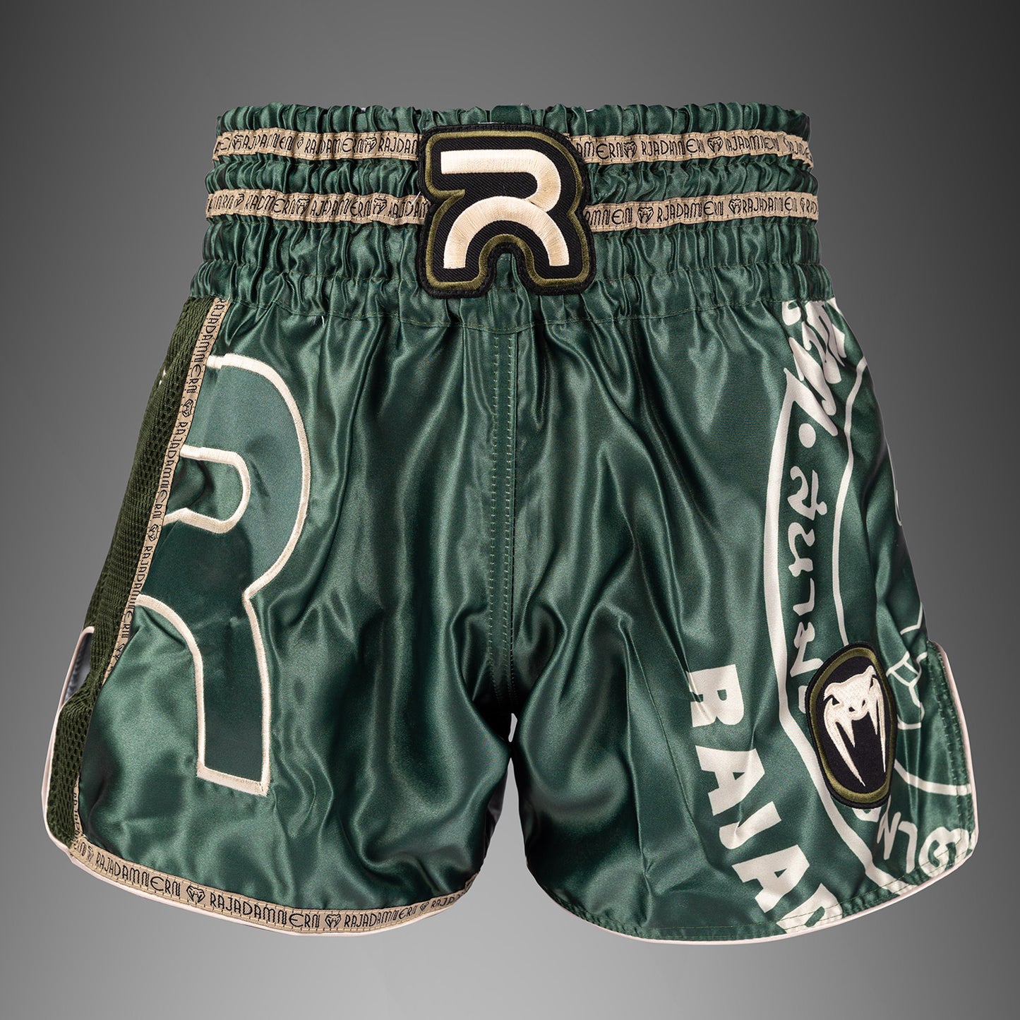 Venum x Rajadamnern Pantaloncini Muay Thai - Verde Militare