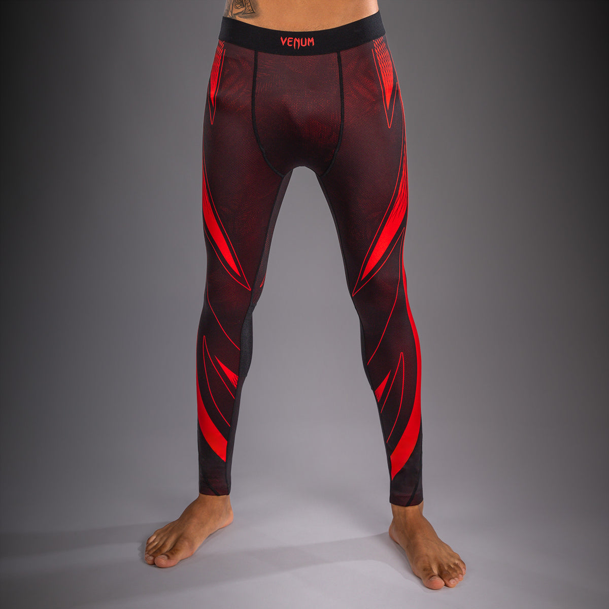 Venum Amazonia Reborn Pantaloni a compressione - Nero/Rosso
