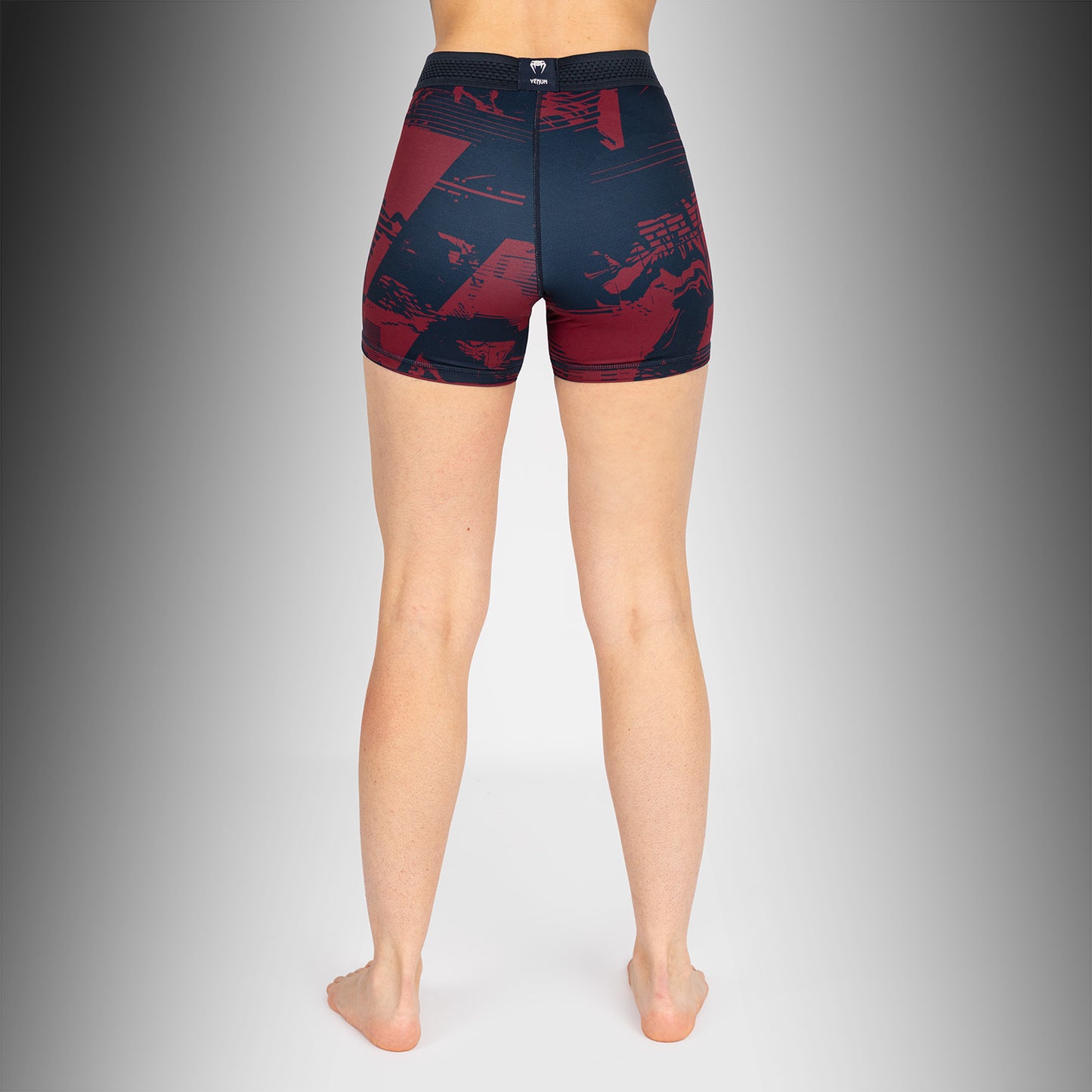 UFC Zenith by Venum Authentic Fight Week Pantaloncini Vale Tudo Performance Donna - Blu navy/Bordeaux/Argento
