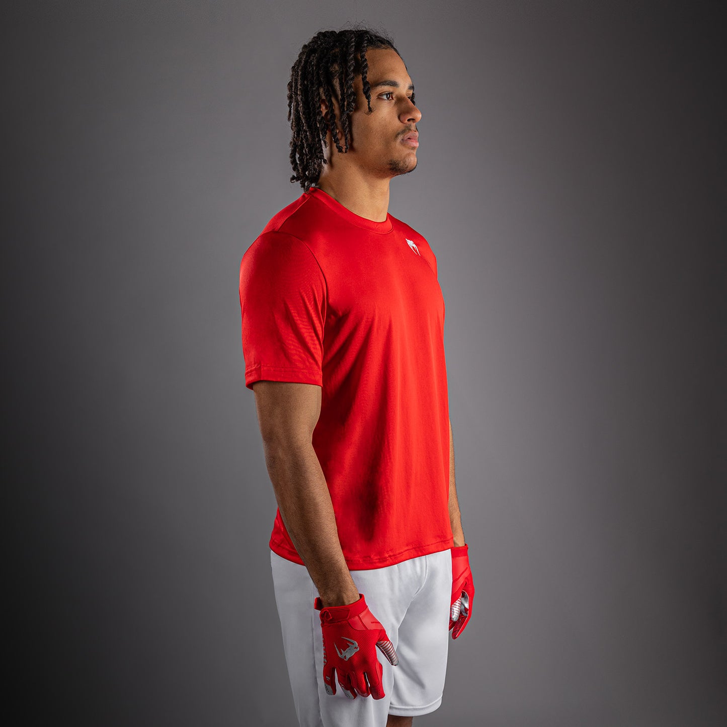 Venum Lineup Maglietta a Maniche Corte Performance - Rosso/Bianco