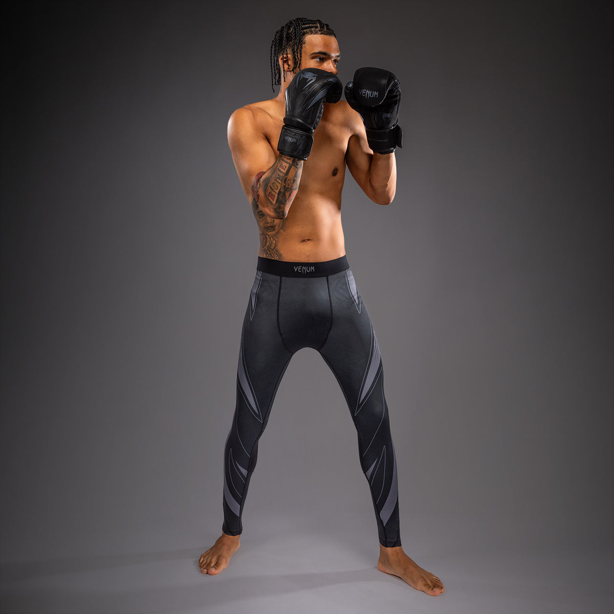 Venum Amazonia Reborn Pantaloni a compressione - Nero/Grigio