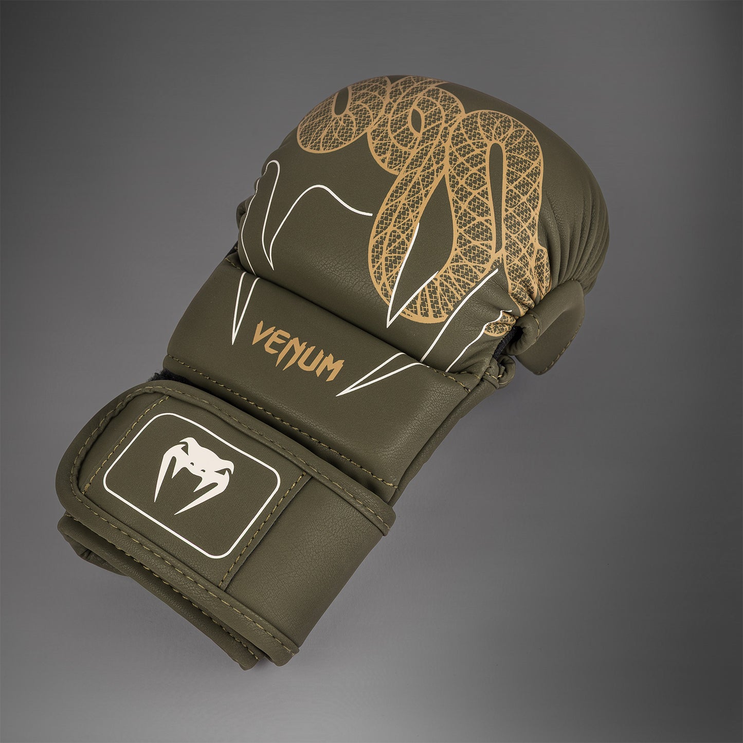 Venum Serpenti Guanti da sparring – Kaki/Bronzo/Avorio