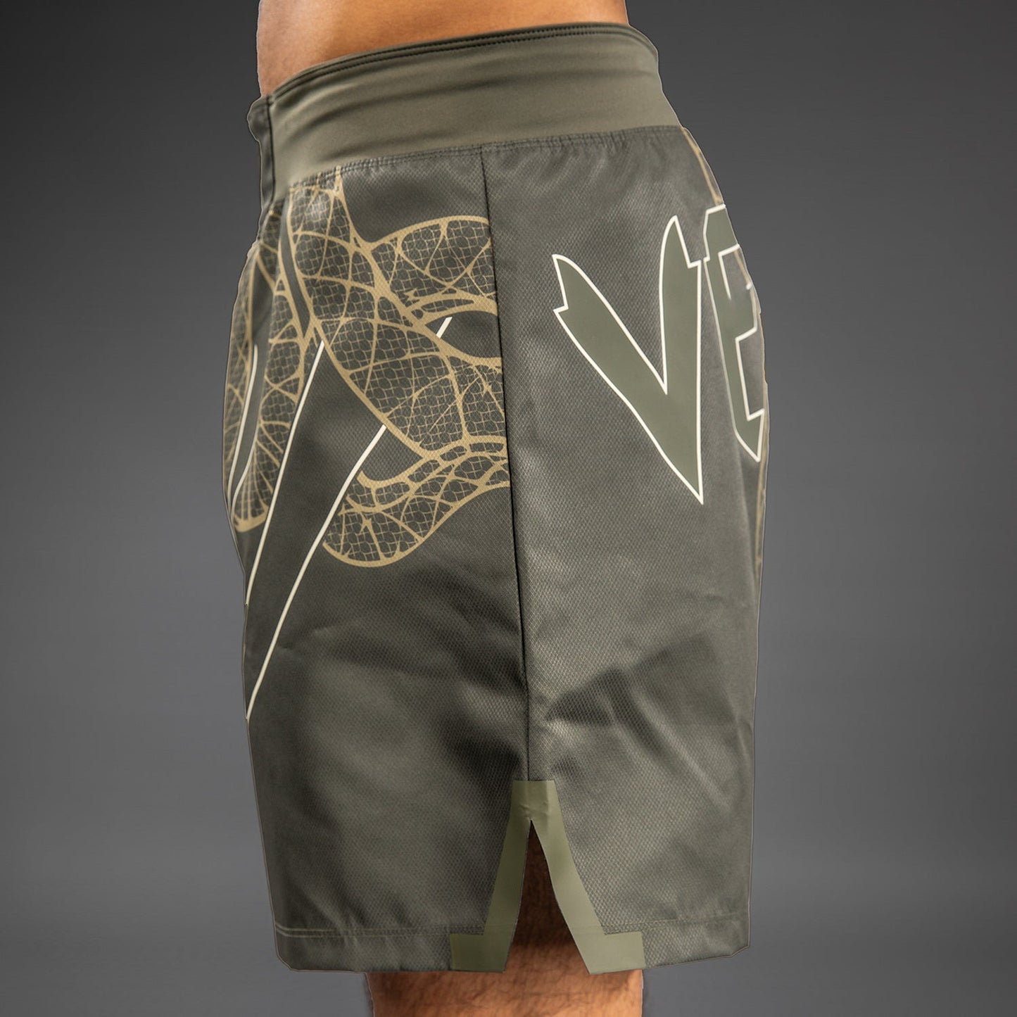 Venum Serpenti Pantaloncini da combattimento – Kaki/Bronzo/Avorio