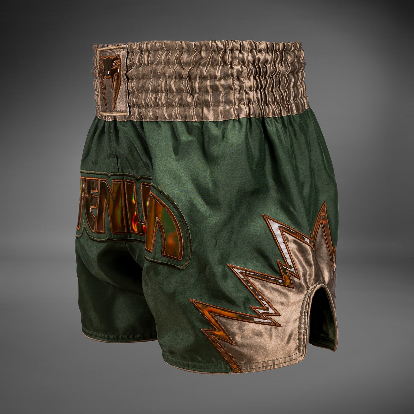 Venum Inferno Pantaloncini da Muay Thai - Khaki/Bronzo