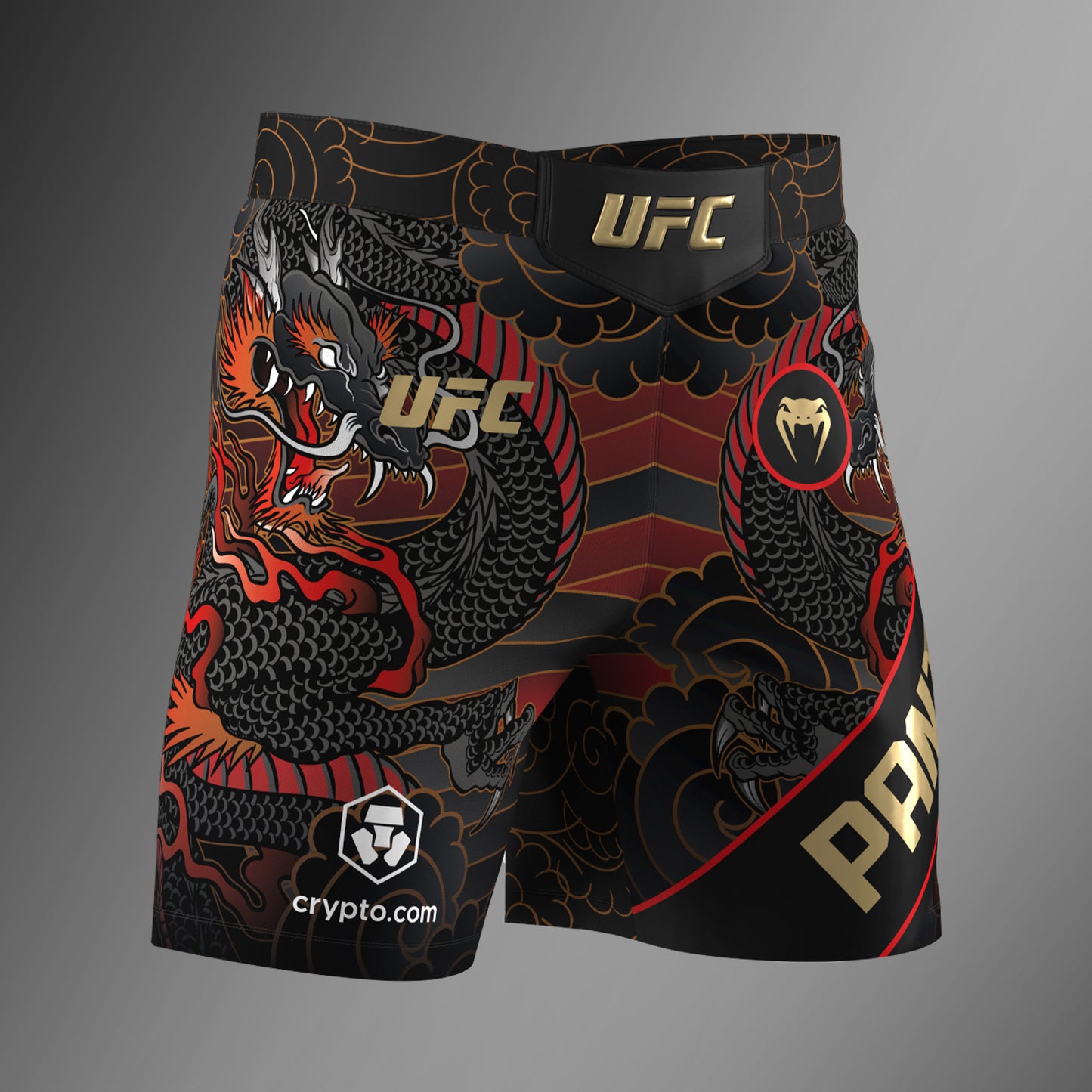UFC Unrivaled by Venum Uomo Alexandre Pantoja Short Fit Fight Short - Rosso