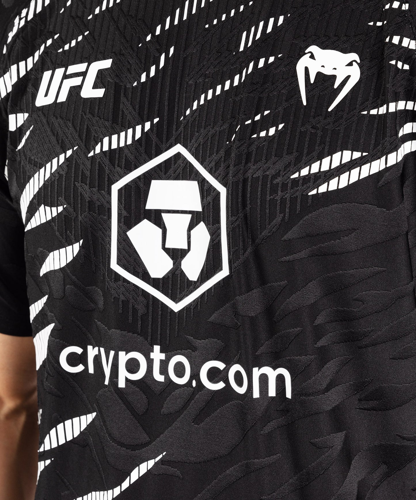 UFC Fusion by Venum Authentic Fight Night Maglietta da Gara per Uomo - Nero