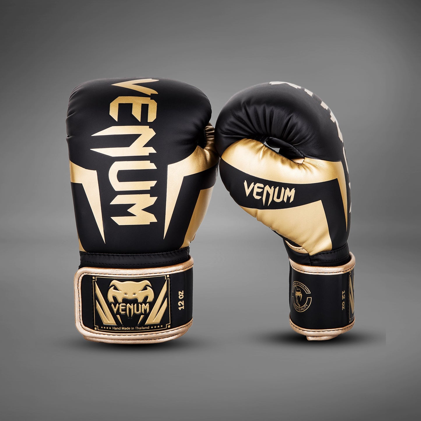 Guantoni da boxe Venum Elite - Nero/Oro