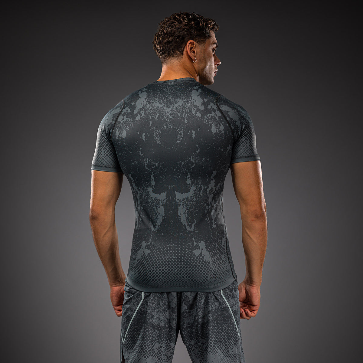 Venum x Batman Rashguard a maniche corte - Grigio