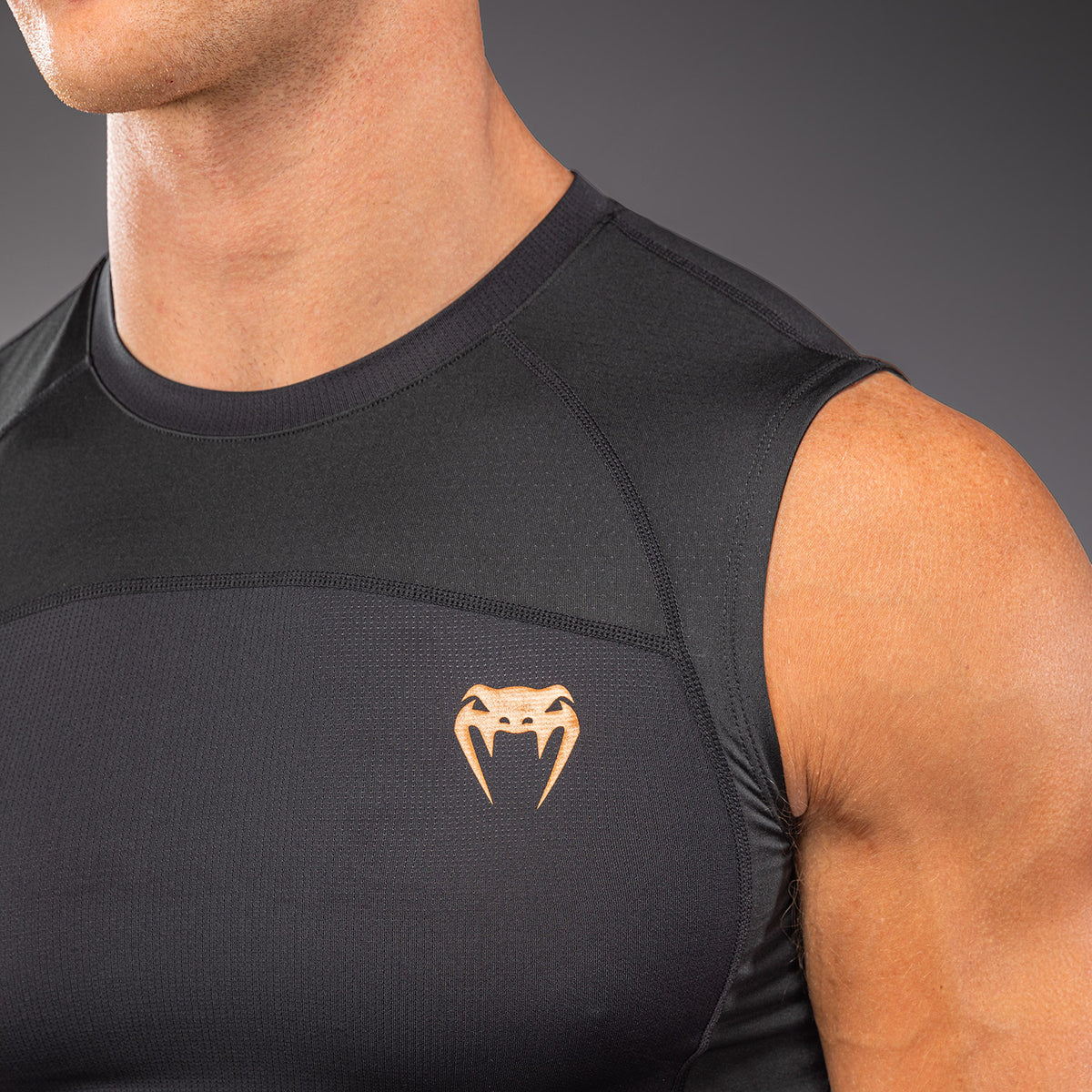 Venum G-Fit Revolution Rashguard senza maniche - Nero/Rame
