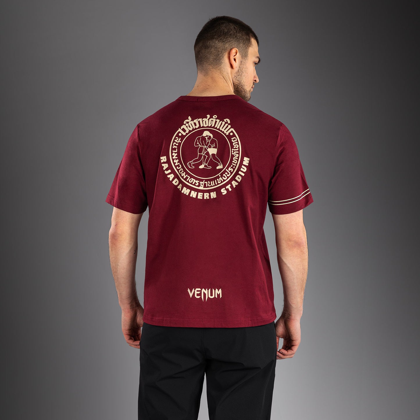 Venum x Rajadamnern T-Shirt - Borgogna