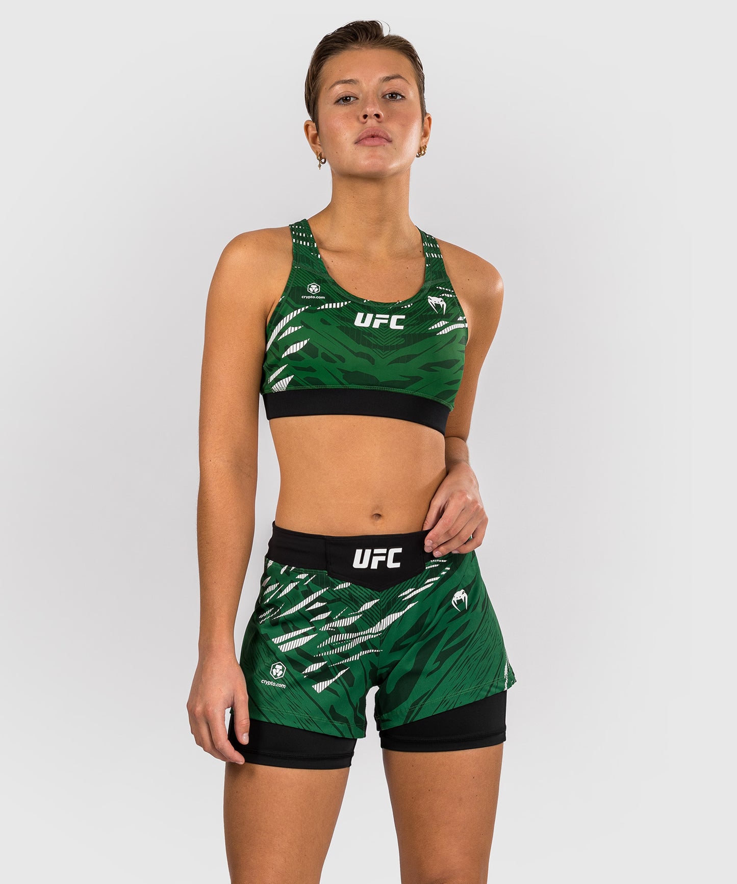 UFC Fusion by Venum Authentic Fight Night Shorts da Lotta per Donna - Verde