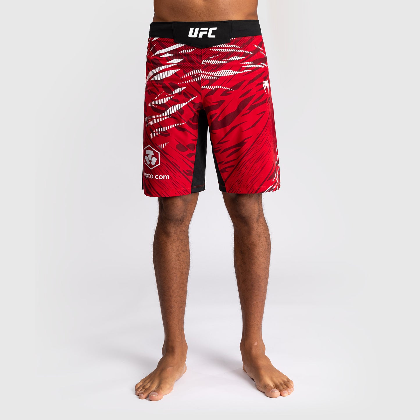 UFC Fusion by Venum Personalizzati Authentic Fight Night Shorts da Lotta per Uomo - Fit Largo - Rosso