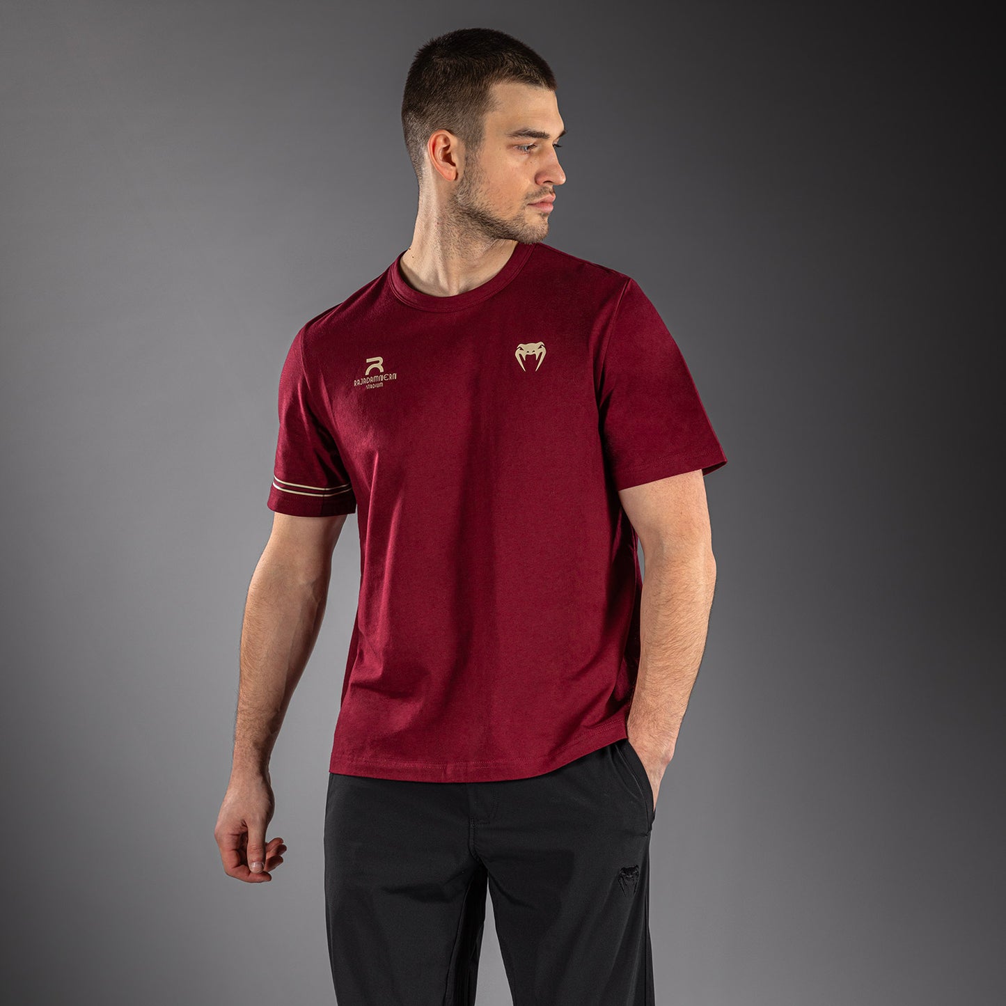 Venum x Rajadamnern T-Shirt - Borgogna