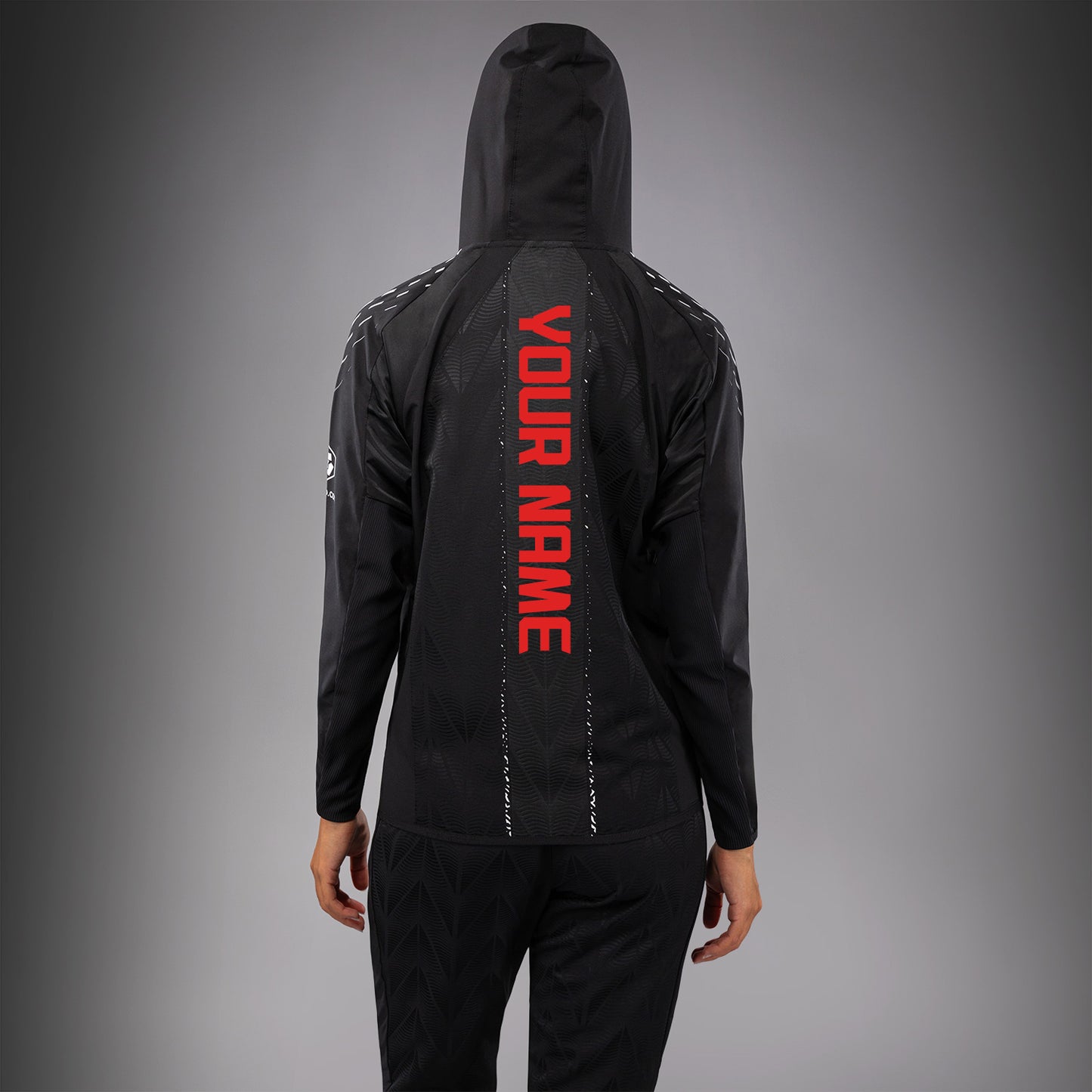 UFC Zenith by Venum Authentic Fight Night Felpa Walkout Donna Personalizzato - Nero