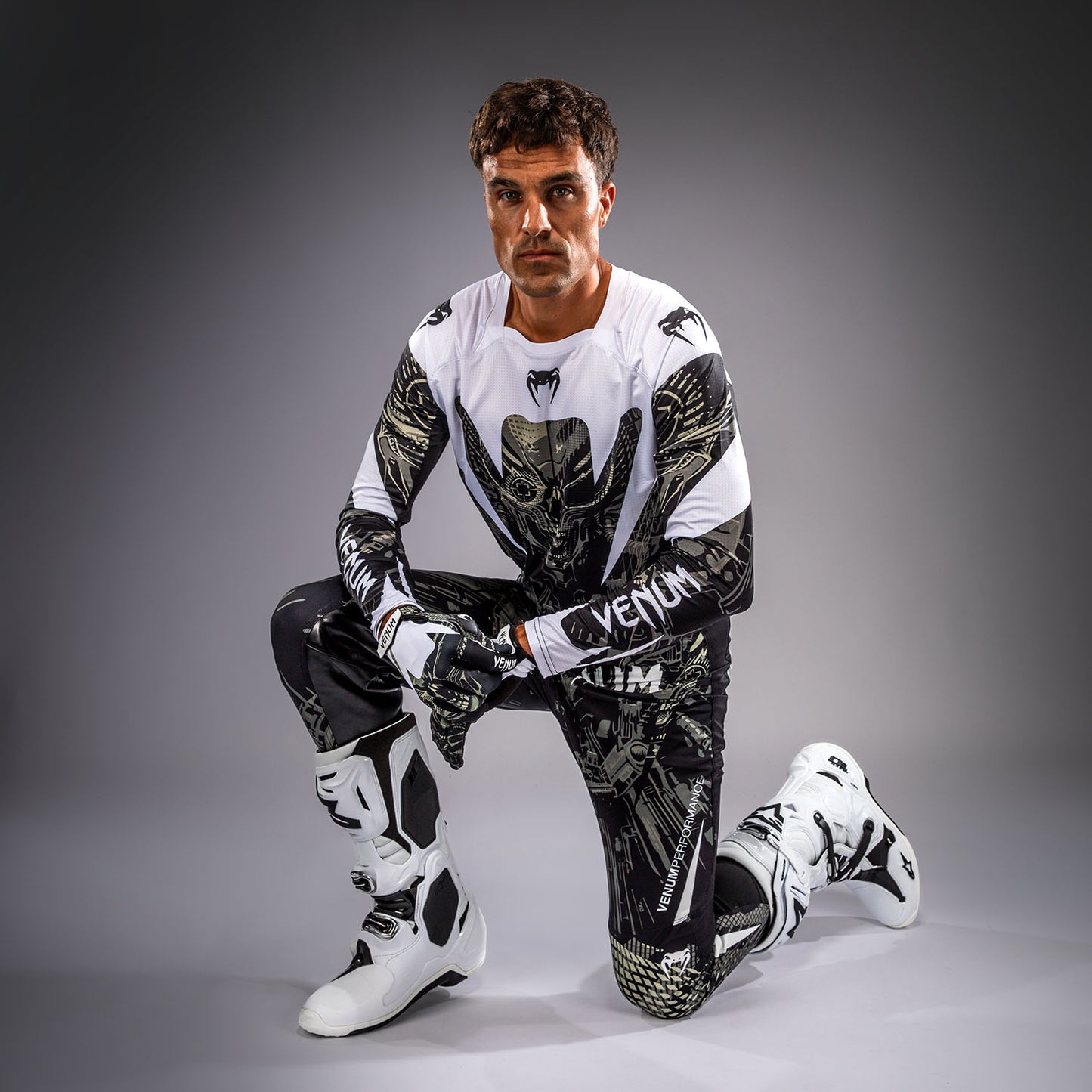 Venum MX Elite Pantaloni da Motorsports - Nero/Sabbia