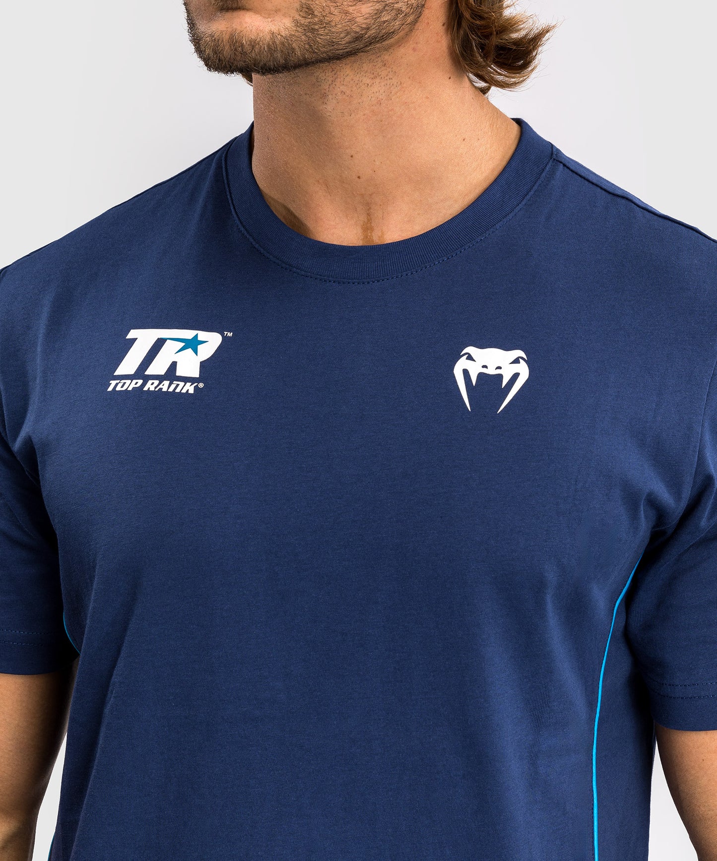 Venum x Top Rank Original T-Shirt da Uomo - Blu Navy