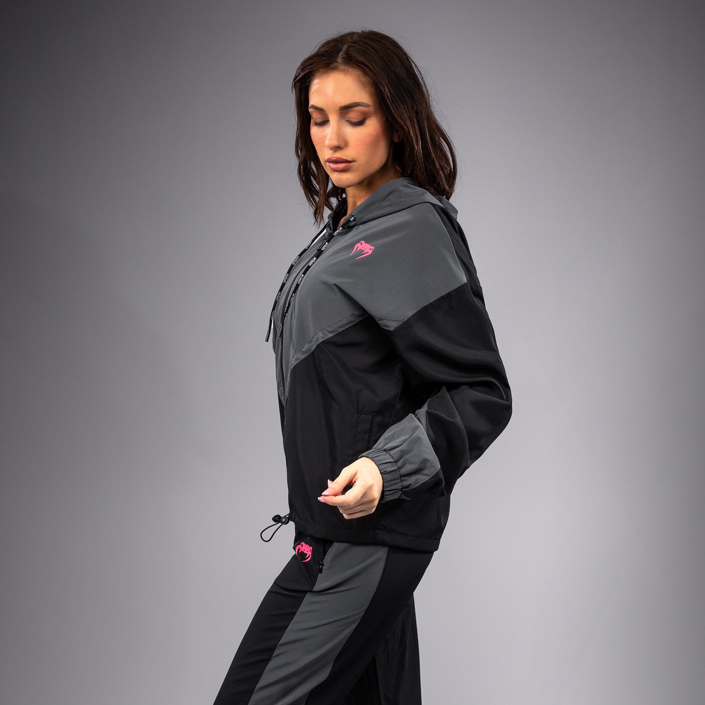 Venum Tactical XT Giacca da ginnastica da donna - Nero/Grigio Tempesta