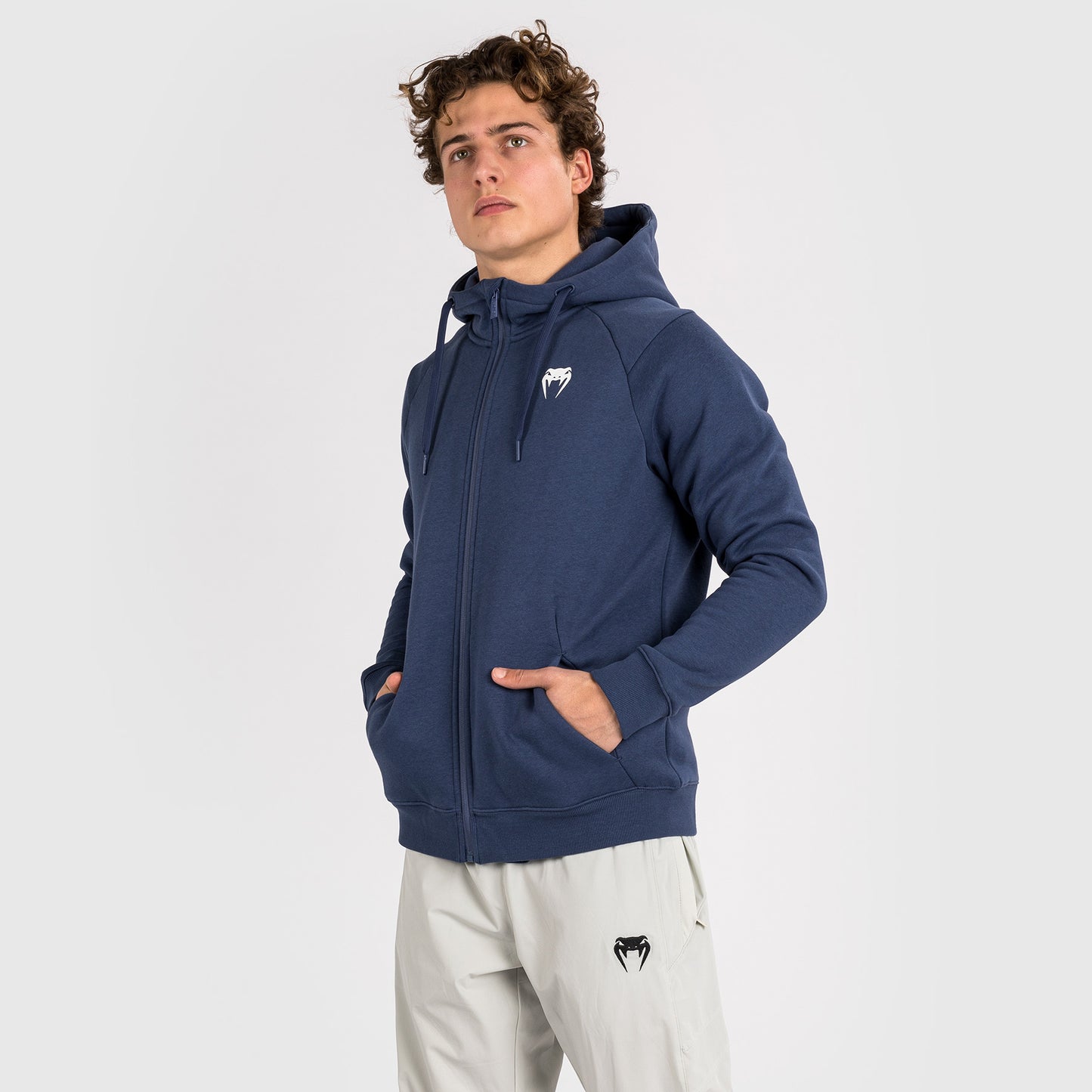 Venum Strikeland Felpa con cappuccio e zip intera - Blu navy