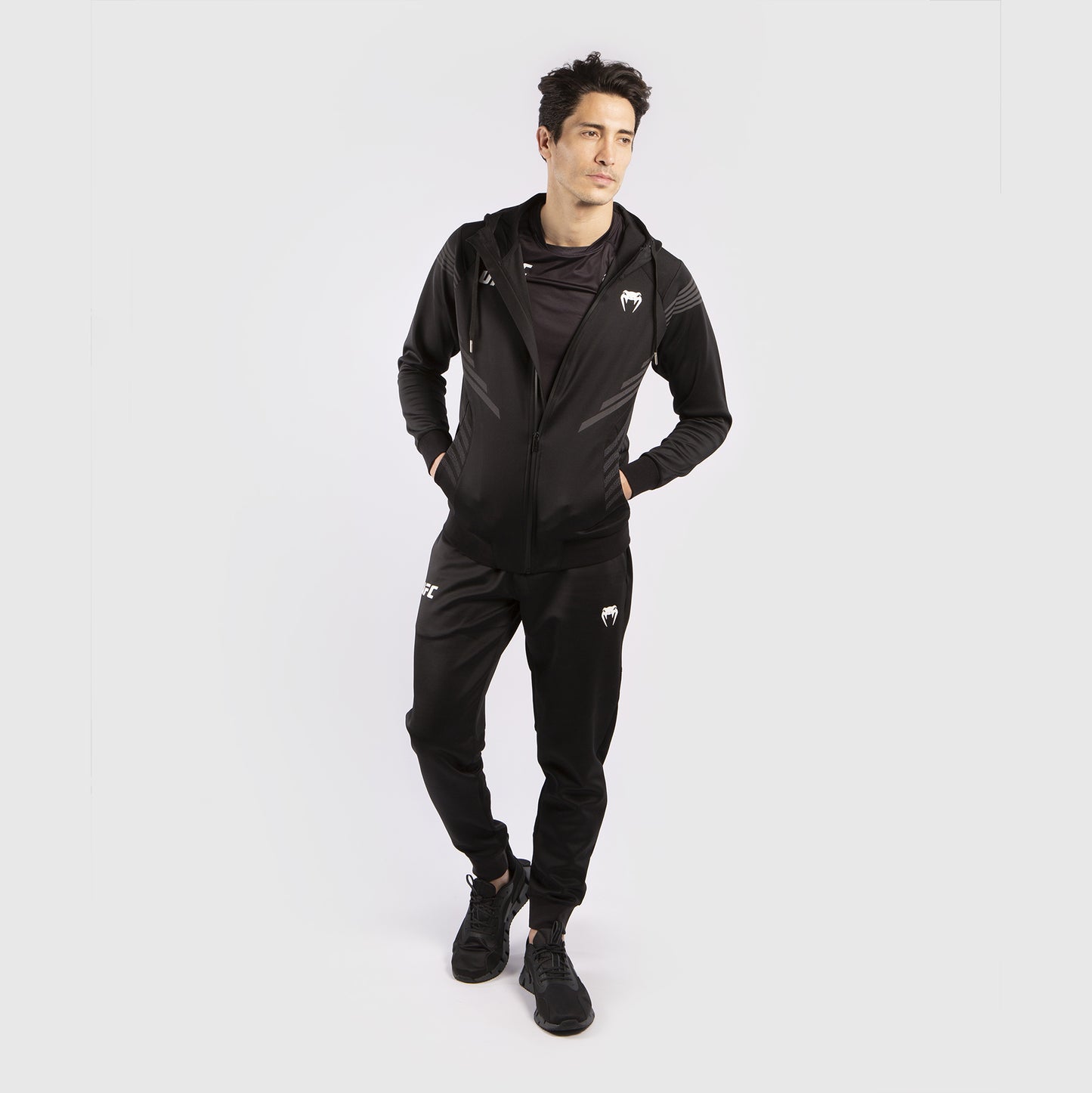 Felpa Con Cappuccio Uomo UFC Venum Pro Line - Nero