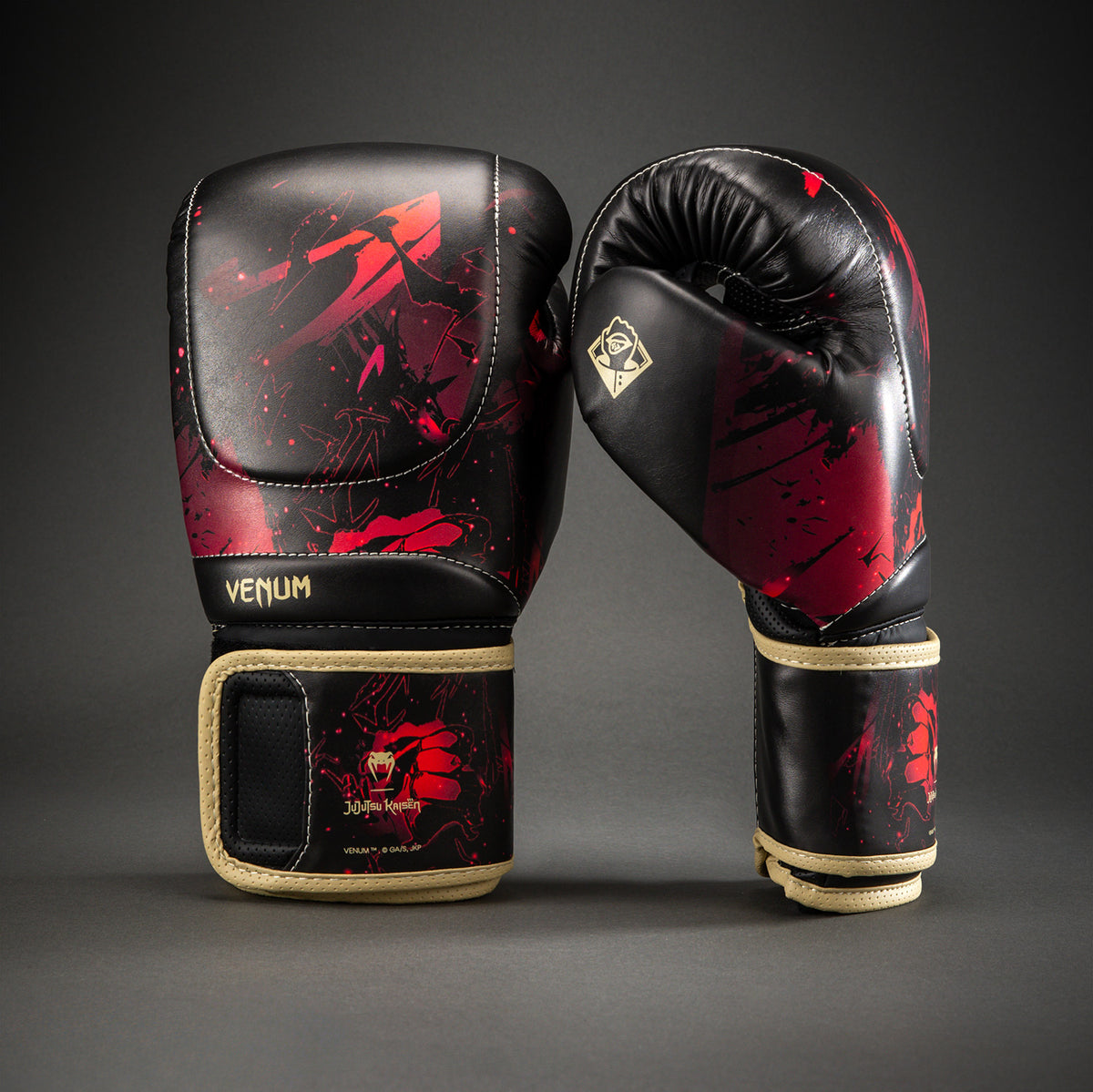Jujutsu Kaisen x Venum Itadori Impact Evo Guantoni da boxe – Nero/Rosso