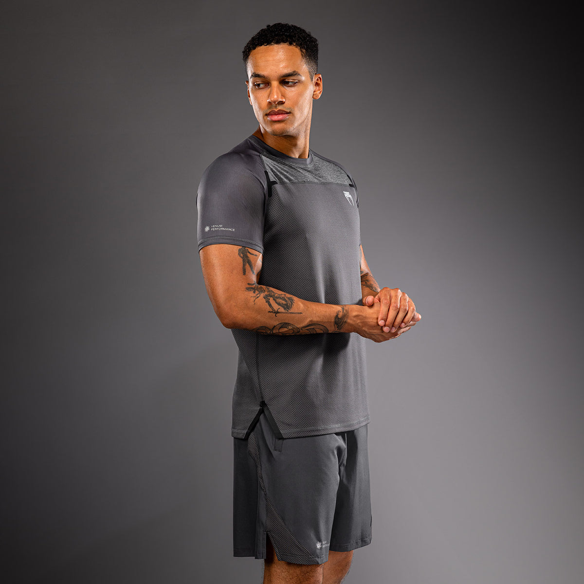 Venum G-Fit Scale T-shirt Dry Tech - Grigio