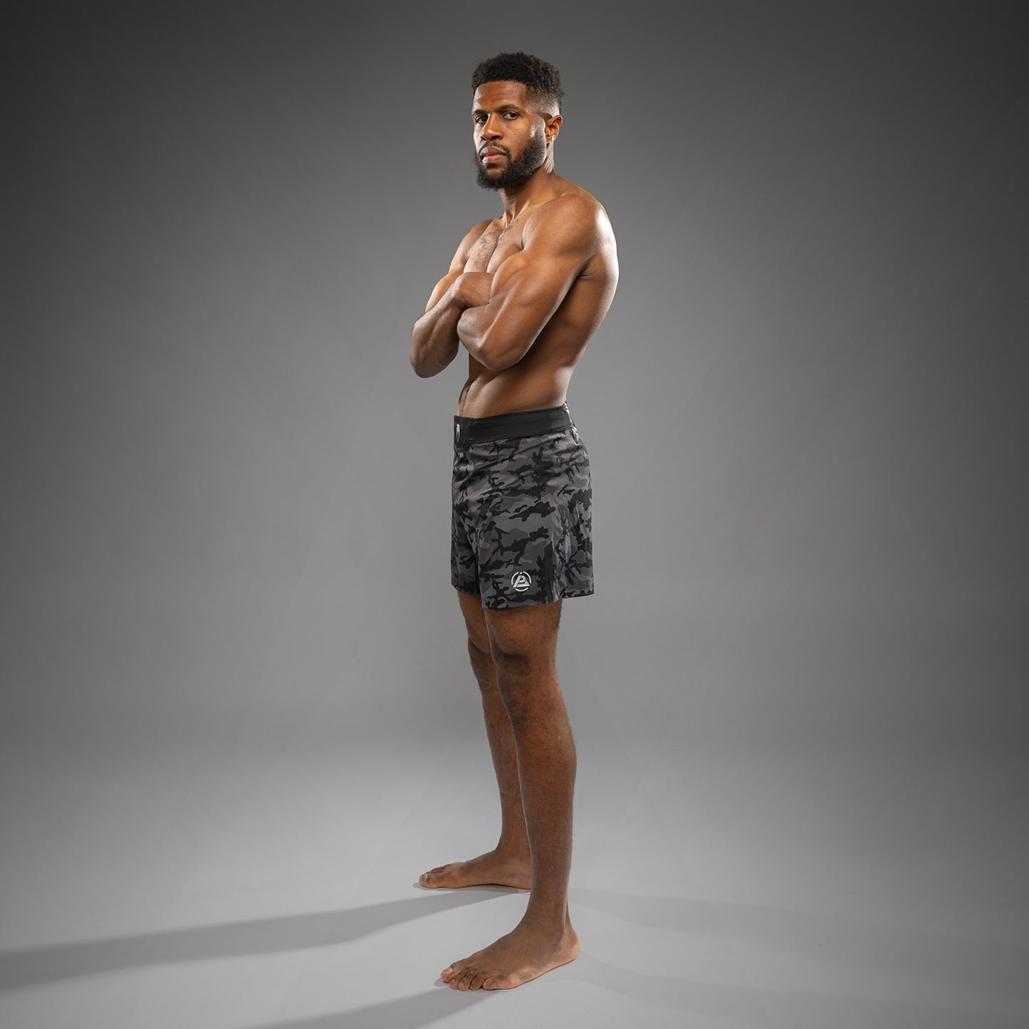 Venum x Polaris Pantaloni da Combattimento - Nero/Grigio Tempesta