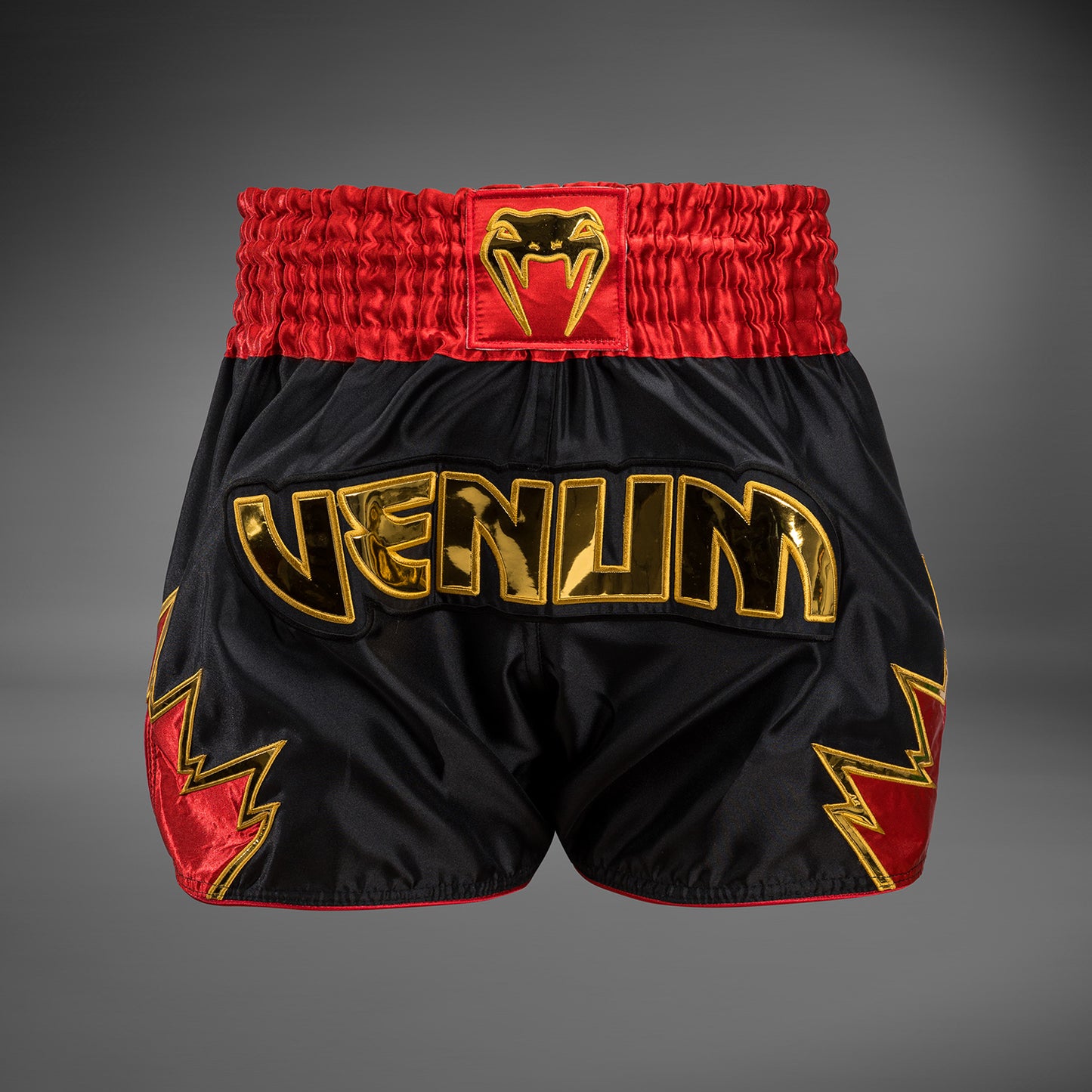 Venum Inferno Pantaloncini da Muay Thai - Nero/Oro/Rosso