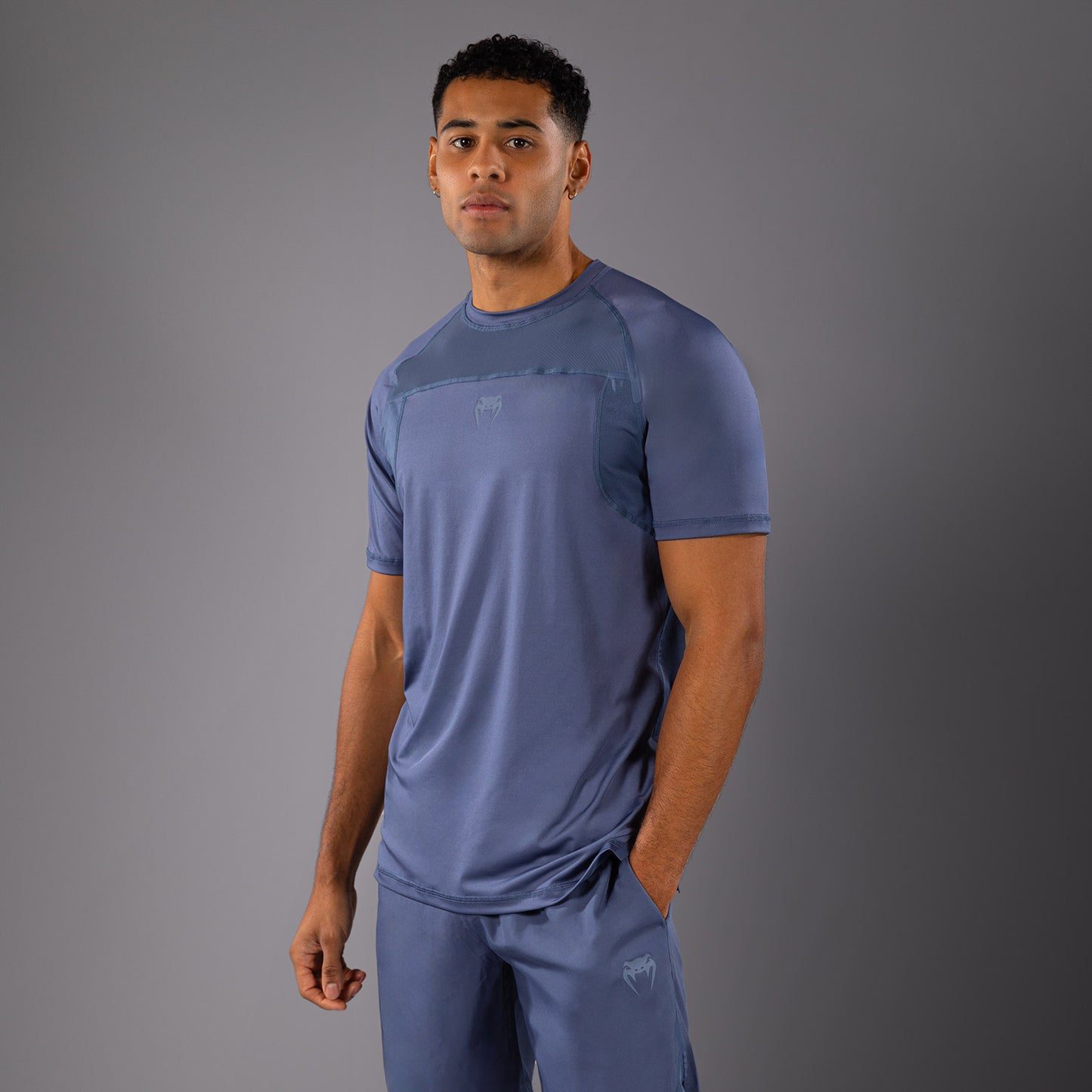 Venum G-Fit Air Maglietta Uomo Dry-Tech - Blu Nebbioso