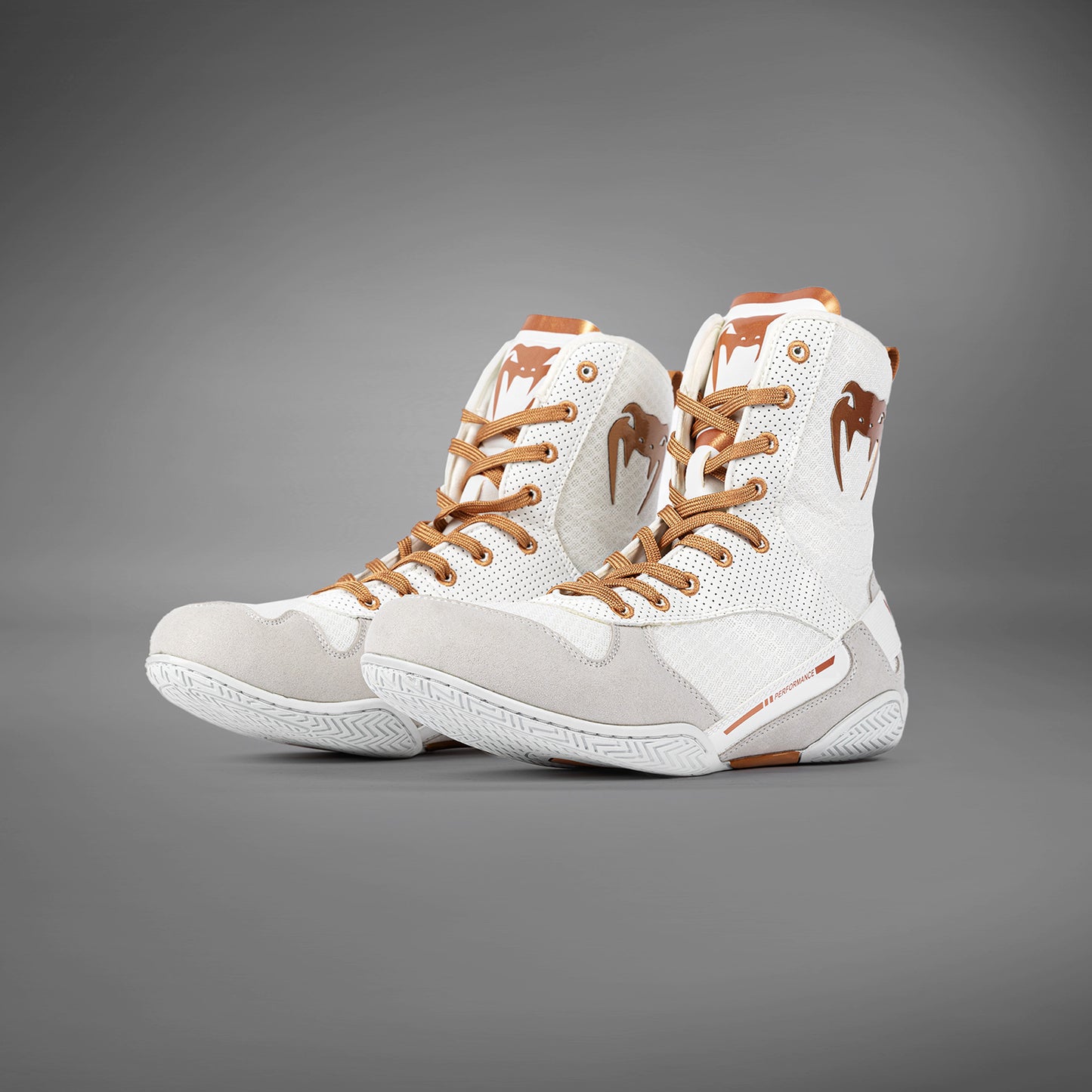 Venum Elite Monogram Scarpe Da Boxe – Bianco/Oro