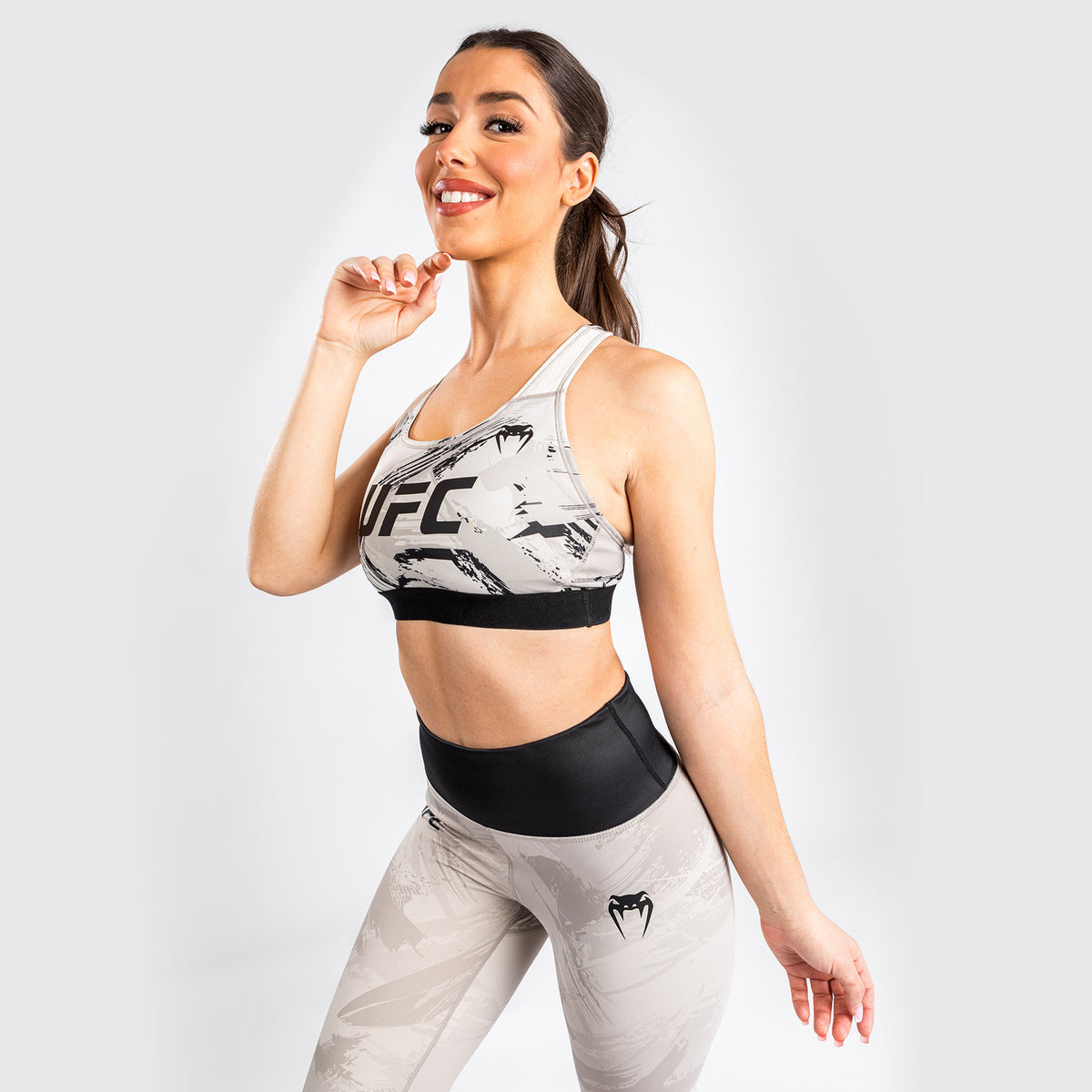 Venum UFC Authentic Fight Week 2.0 Reggiseno Sportivo da Donna - Sabbia/Nero