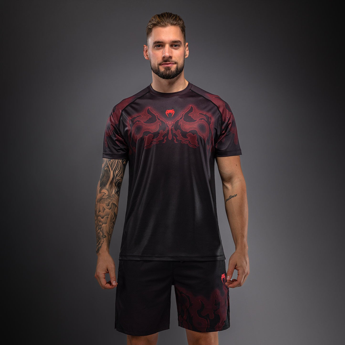 Venum Spectre Maglietta Dry Tech – Nero/Rosso