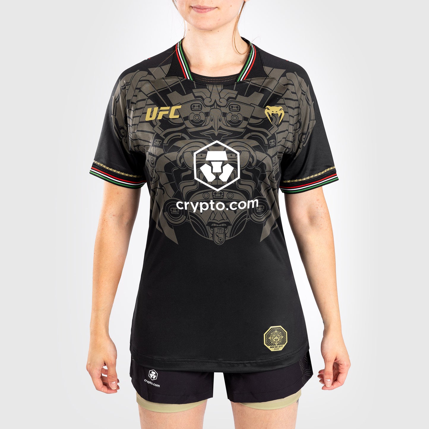Noche UFC by Venum Authentic Fight Night T-shirt Dry Tech da donna - Nera