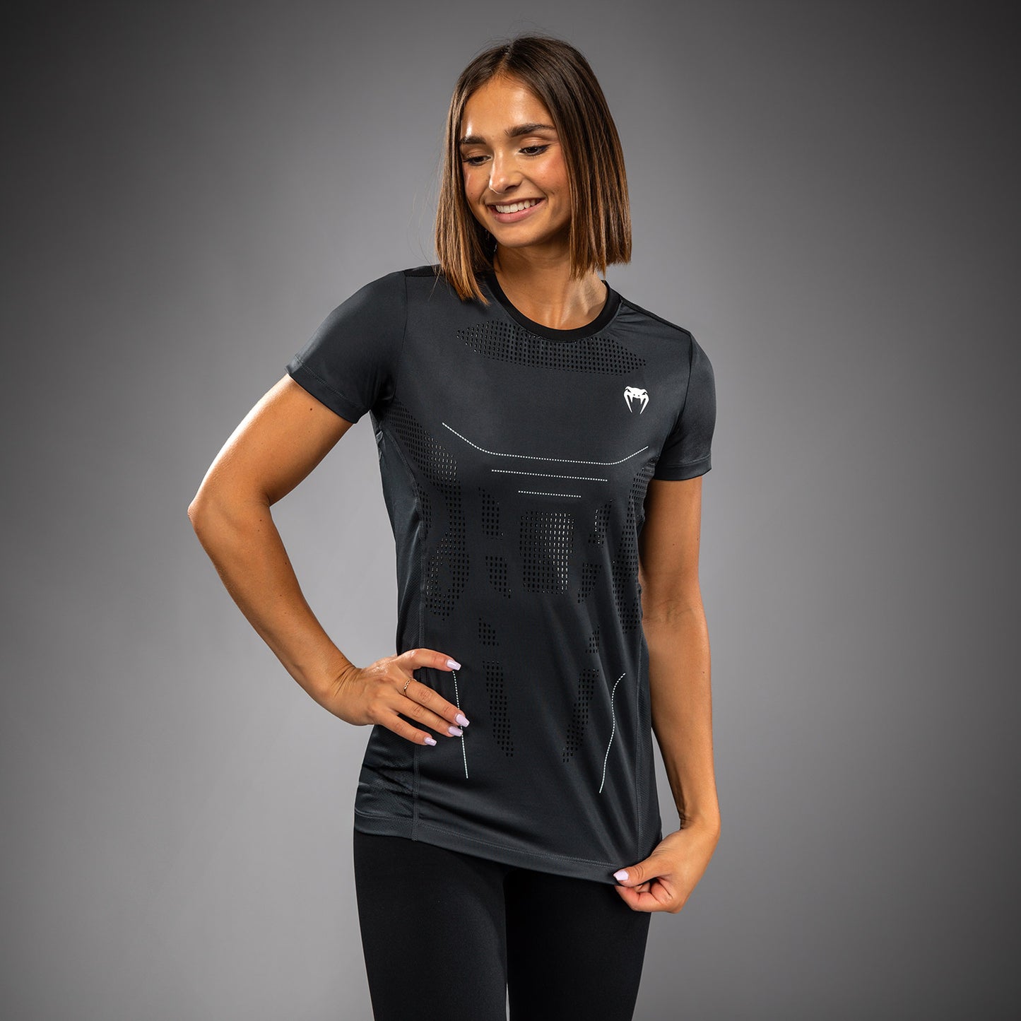 Venum Technical 3.0 Maglietta Dry Tech da Donna - Storm Grey